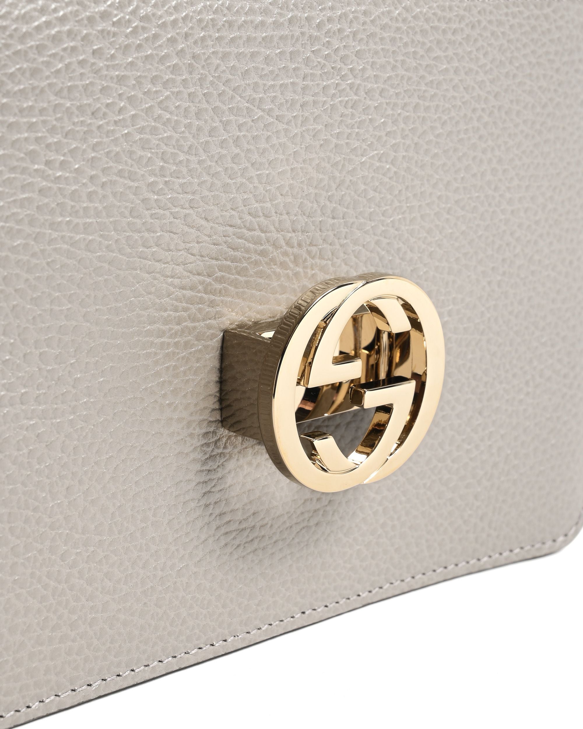 Gucci Interlocking leather bag with chain 510304 CAO0G 1226