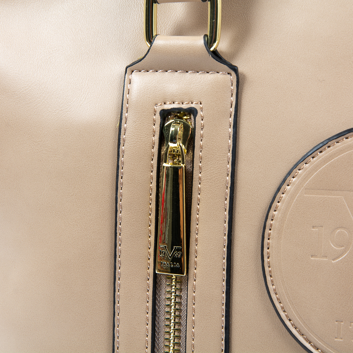 V 1969 Italia Bolso de mano para mujer marrón AGATA