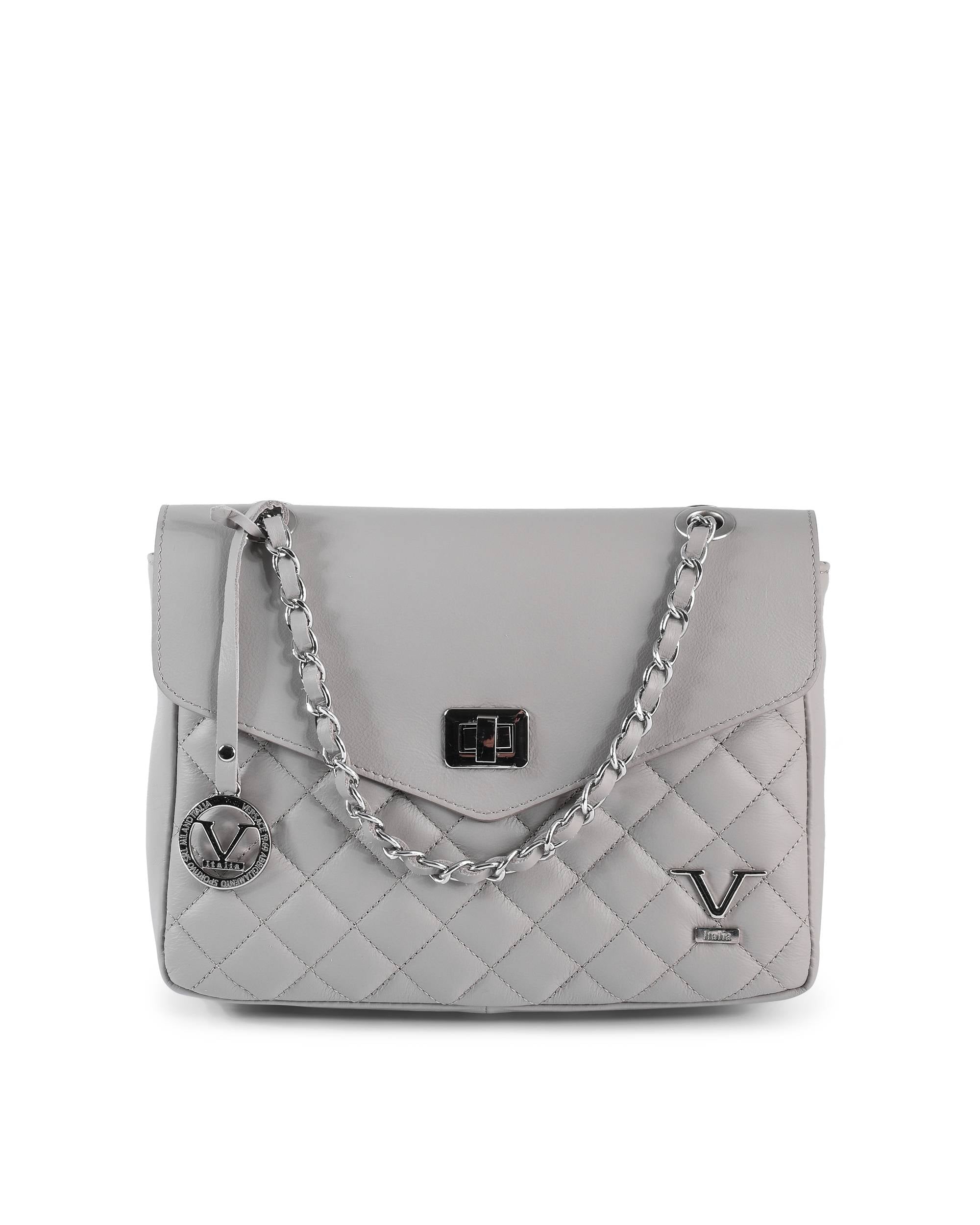 Bolso de mano para mujer V Italia V024M-S SAUVAGE GRIGIO