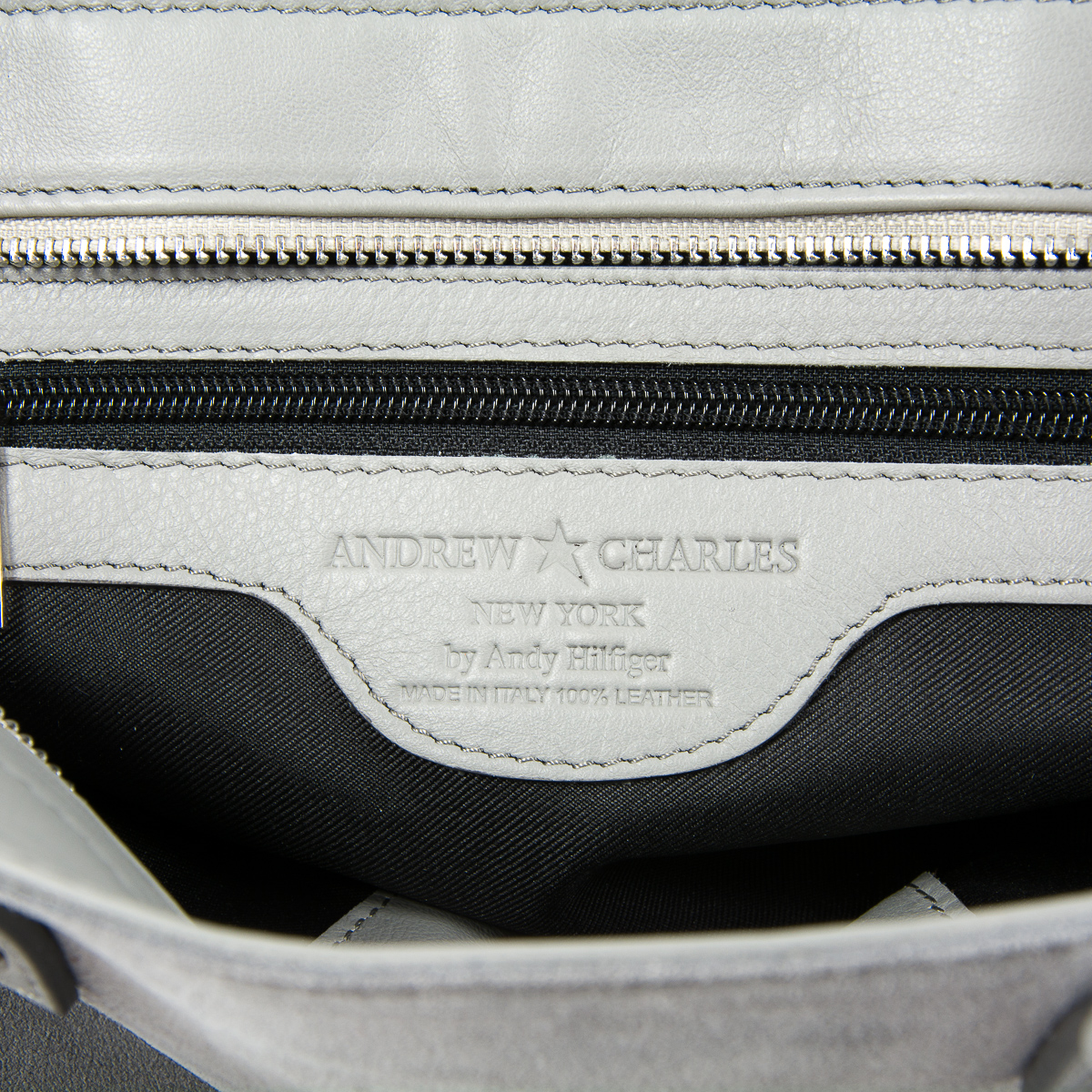 Bolso de mano Andrew Charles para mujer, gris, JENNER