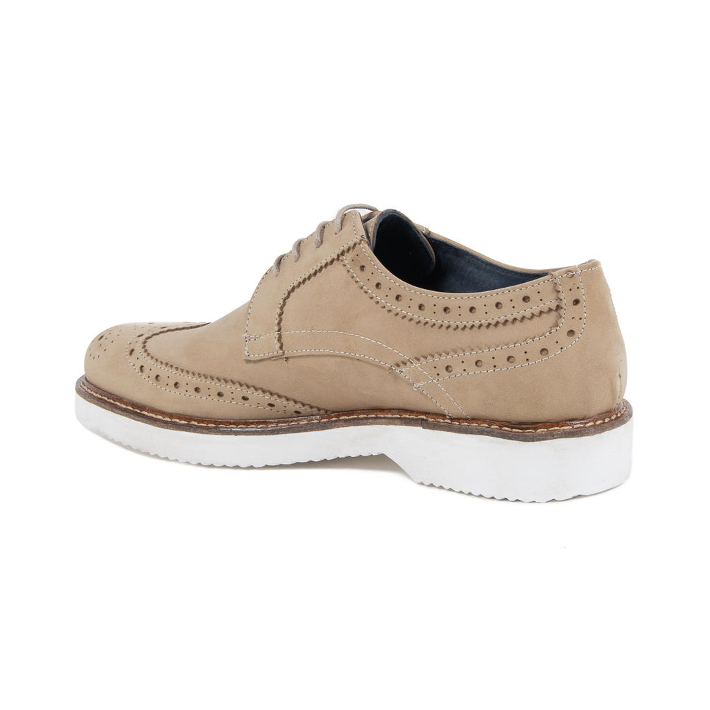 V 1969 Italia Zapato brogue para hombre Taupe HARRY 5141 NABUK VAR 1