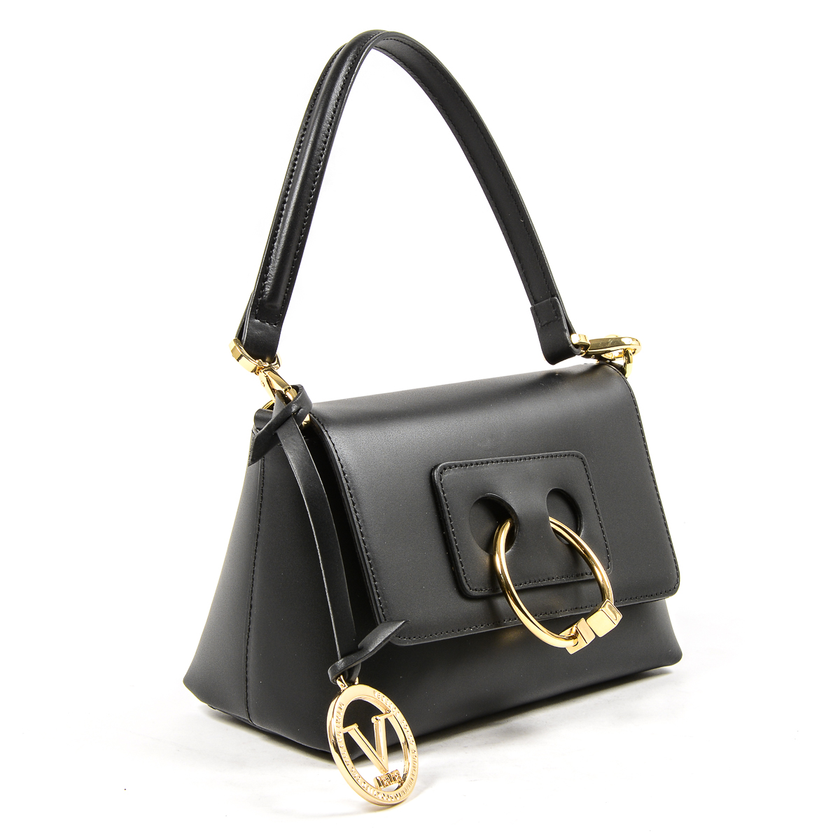 V 1969 Italia Womens Handbag Black VERONA