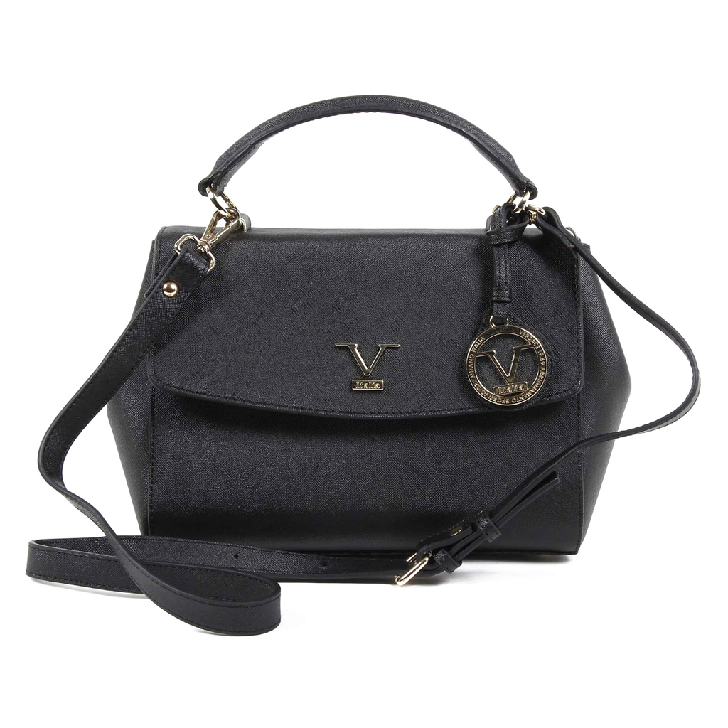 Bolso de mano para mujer V 1969 Italia VE09 NEGRO