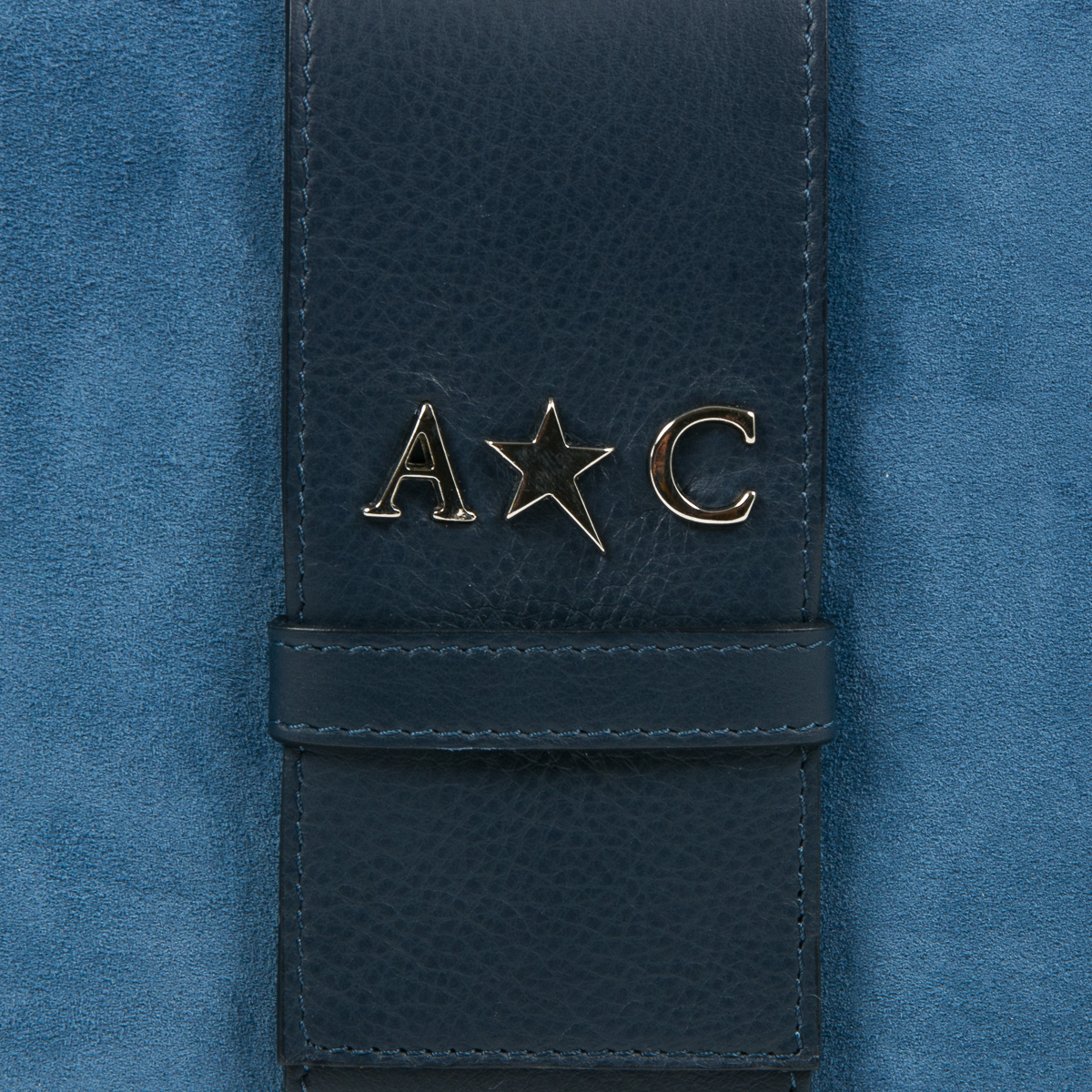 Bolso de mano Andrew Charles para mujer azul CORY