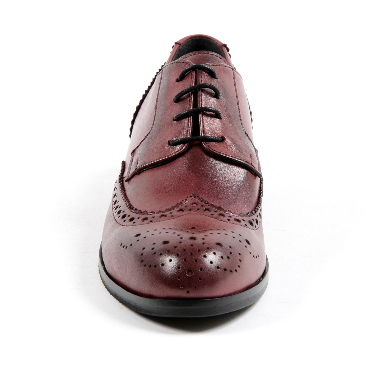 V 1969 Italia Zapato con cordones para mujer Burdeos SULLY