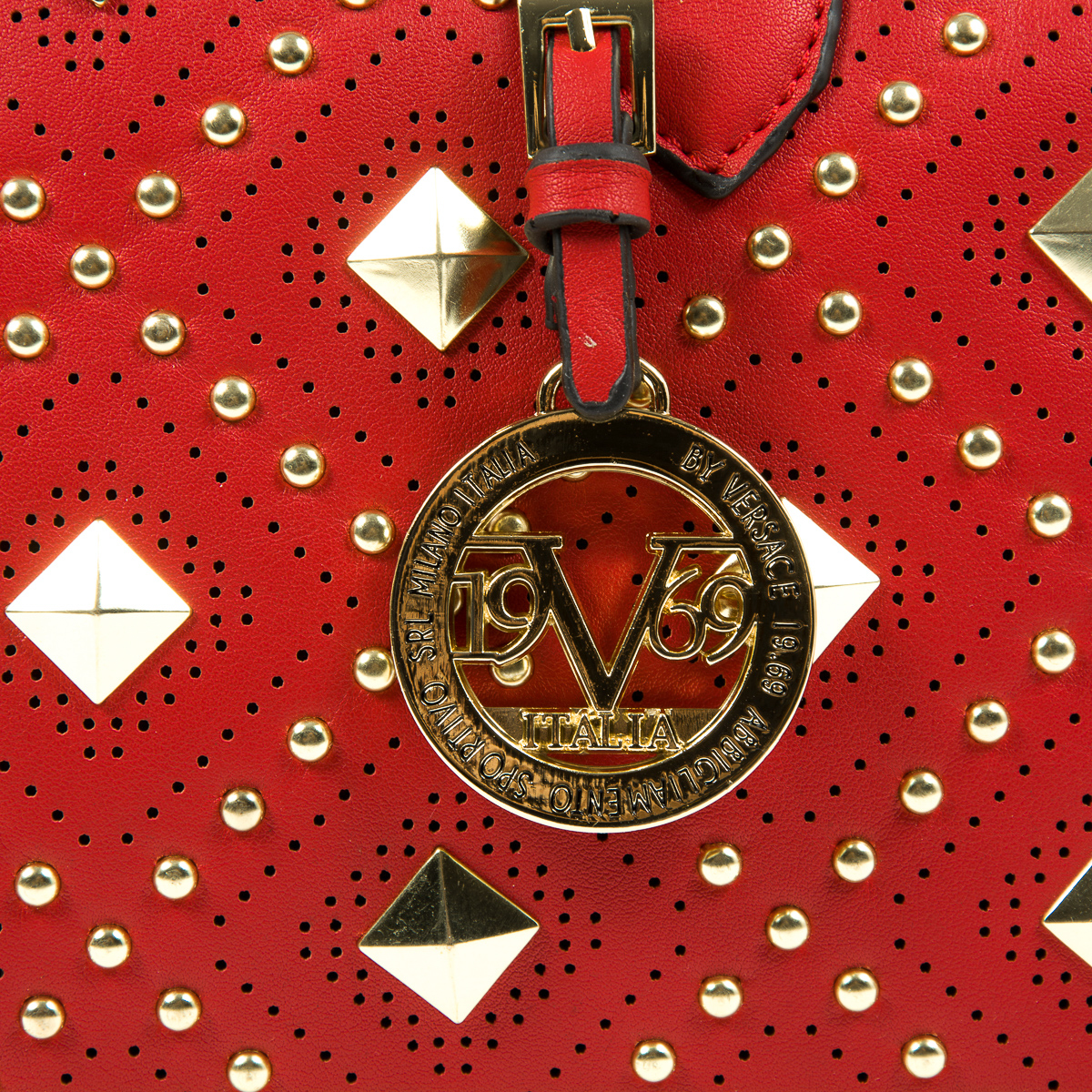 Bolso de mano para mujer V 1969 Italia rojo CLAIRE
