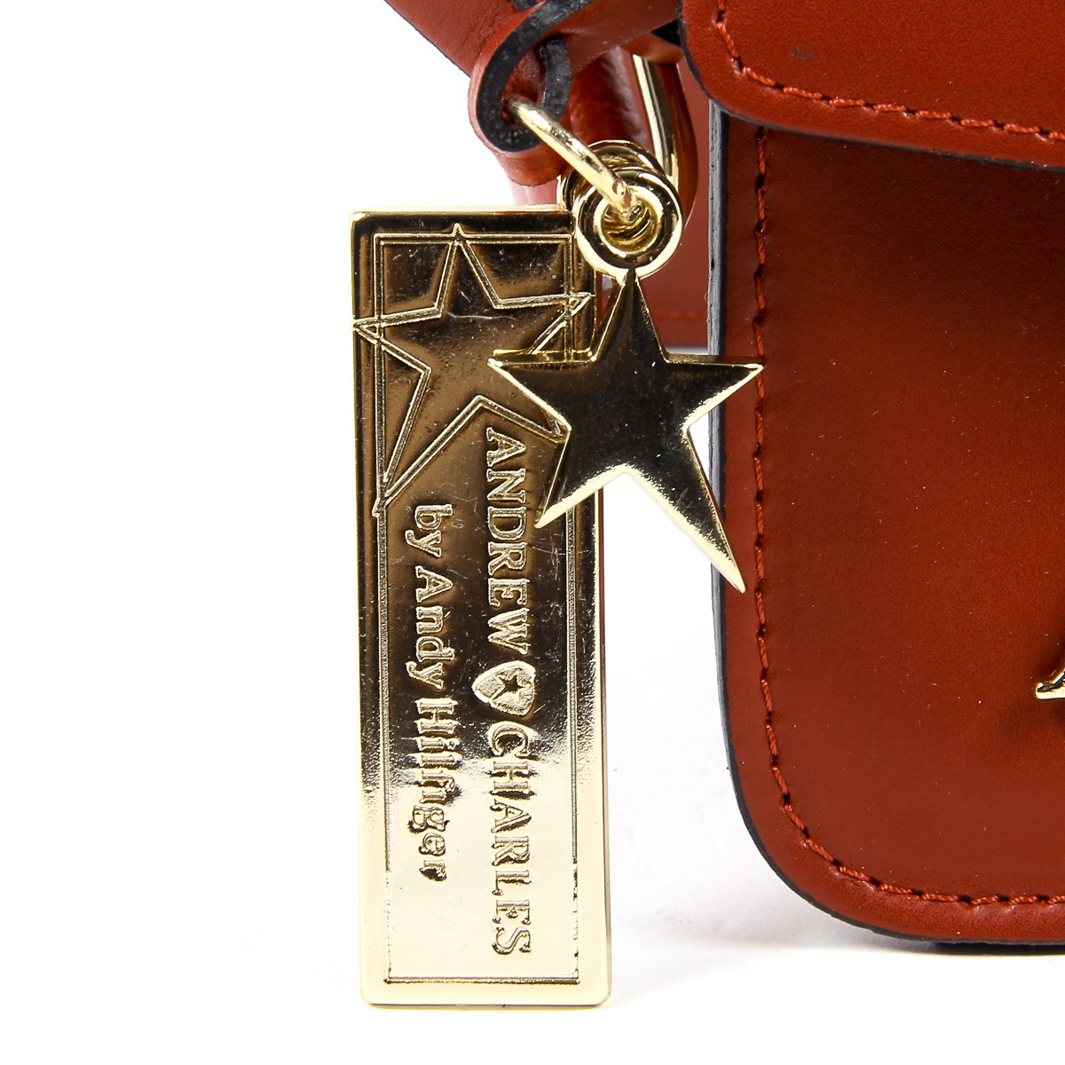 Bolso de mano Andrew Charles para mujer, color rojo, CAITLYN