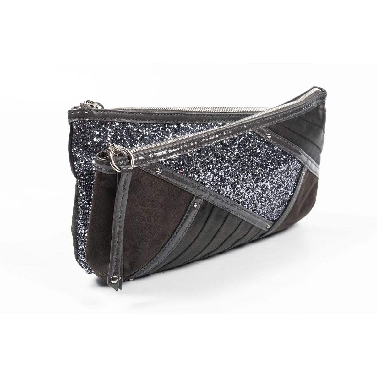 Bolso de mano para mujer Nine West 171801 GUNMETAL MUL
