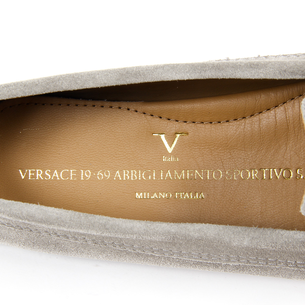 Mocasines V 1969 Italia para mujer, color gris AMALFI