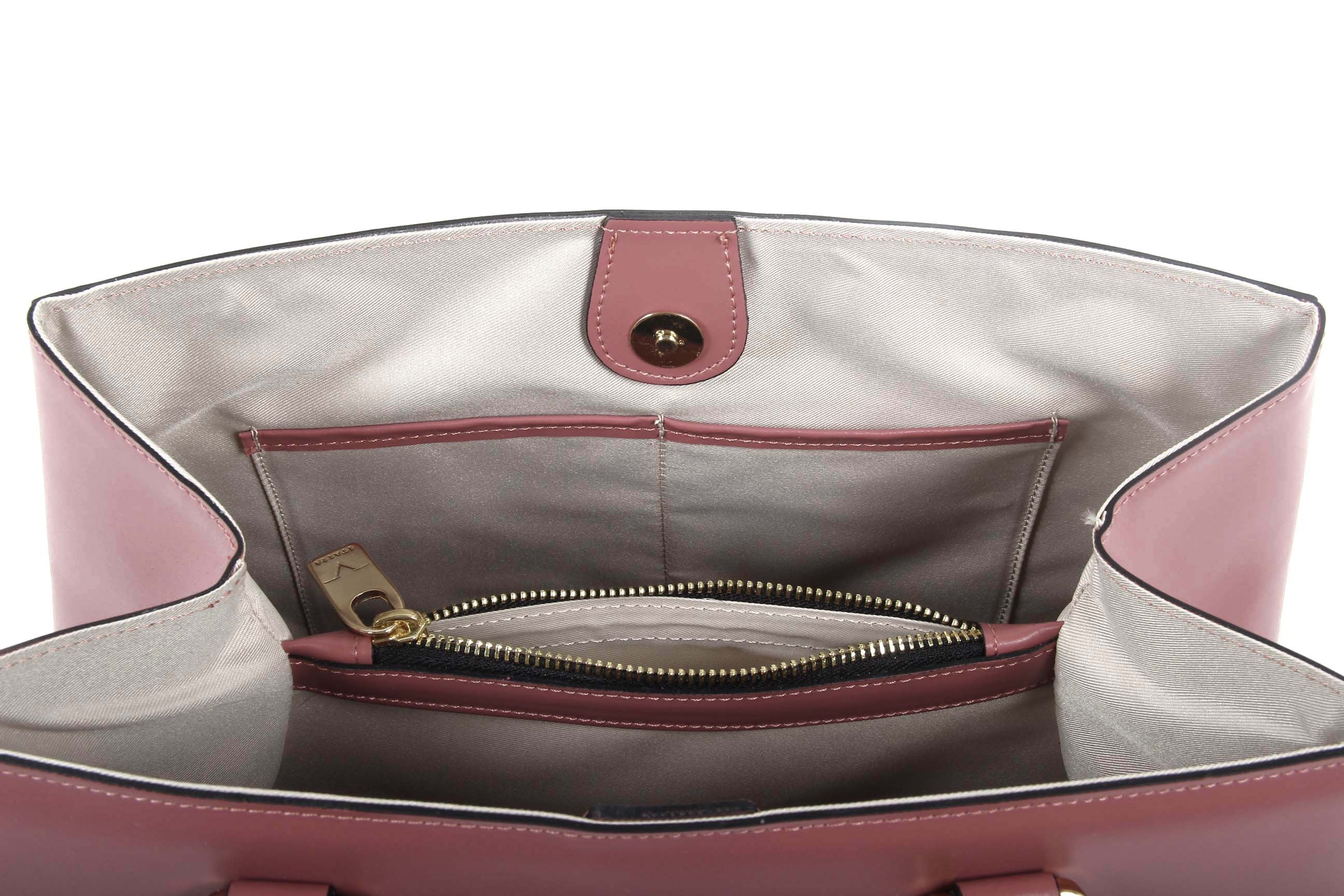 Bolso de mano para mujer V 1969 Italia G550-52 RUGA TUBEROSE