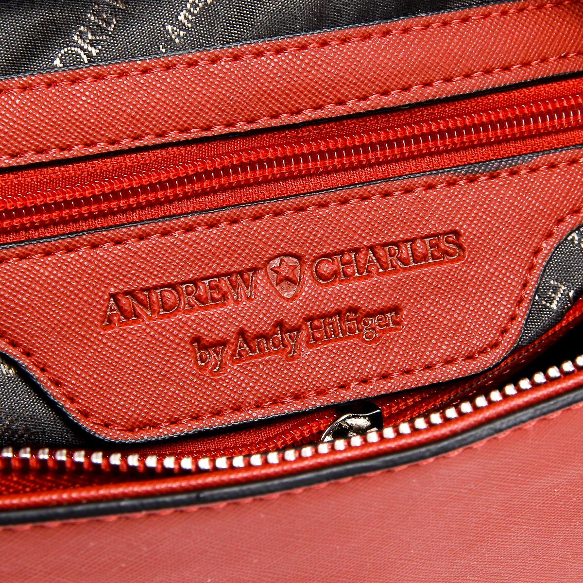 Andrew Charles Womens Handbag Red VERA