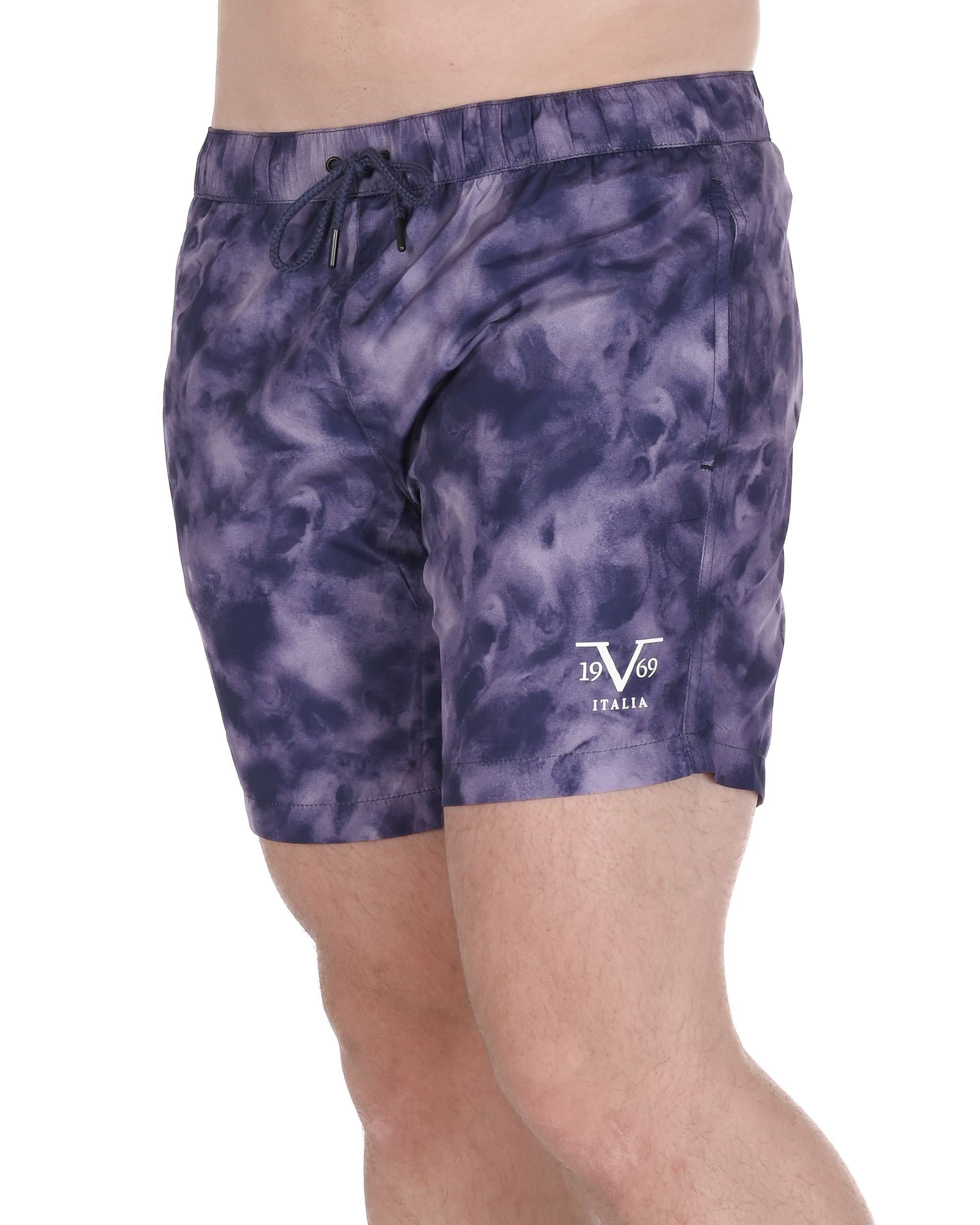 19V69 Italia Mens Swimwear Trunk VSC1MBM11 NAVY