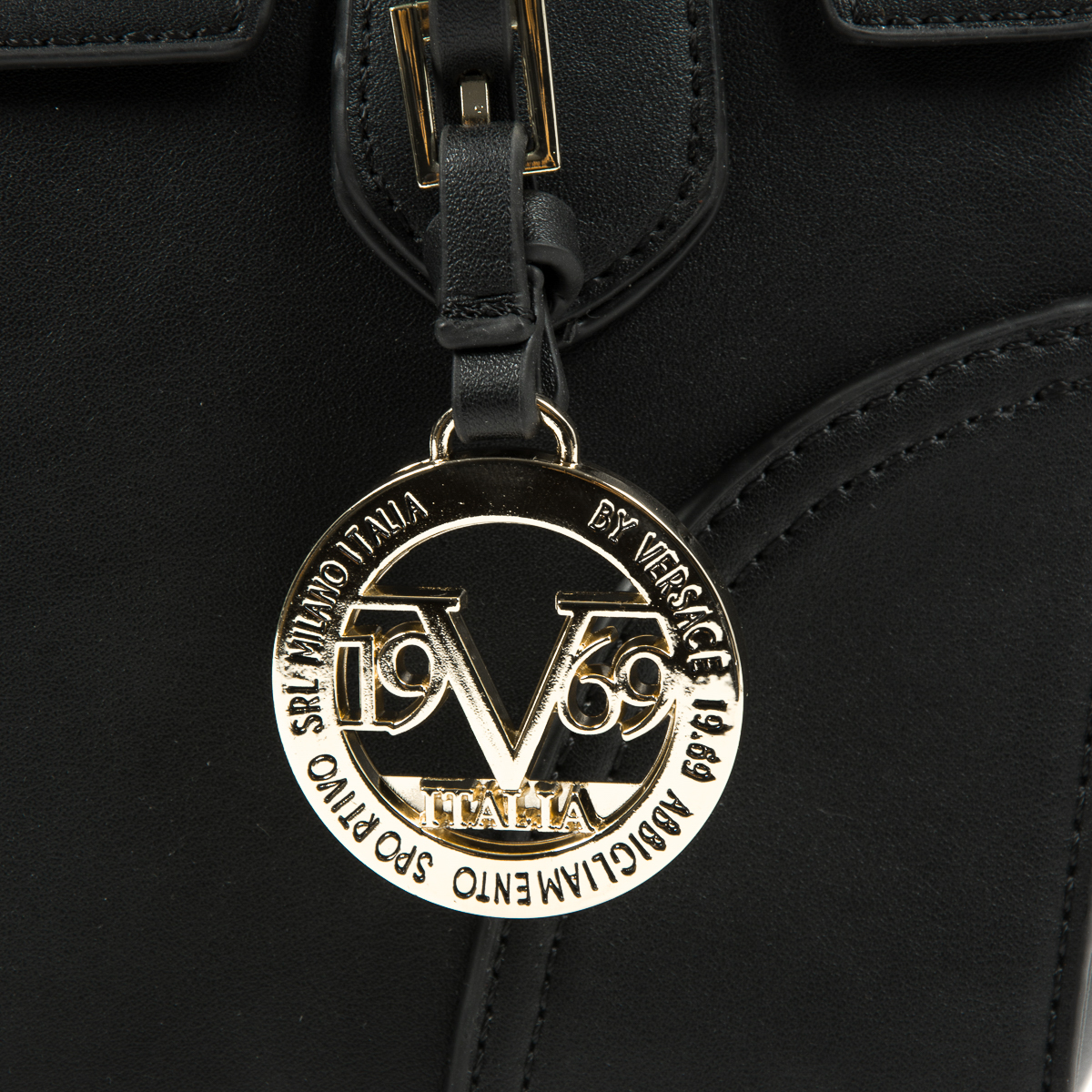 Bolso de mano para mujer V 1969 Italia Negro SALLY