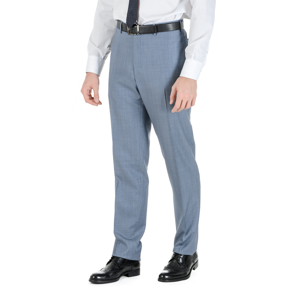 Canali Mens Suit Long Sleeves Light Blue