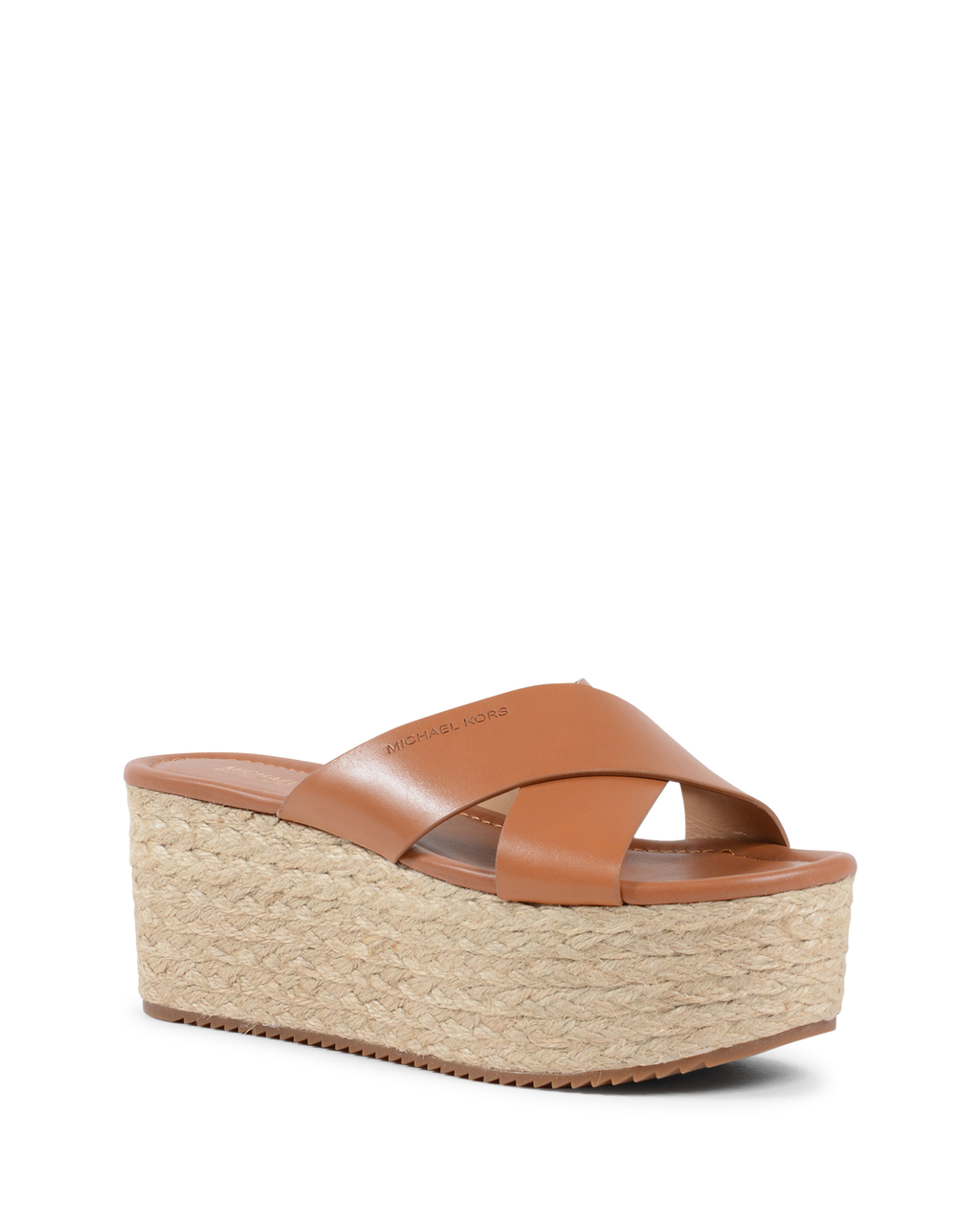 Sandalias de plataforma para mujer Michael Kors color tostado VIVIANNA