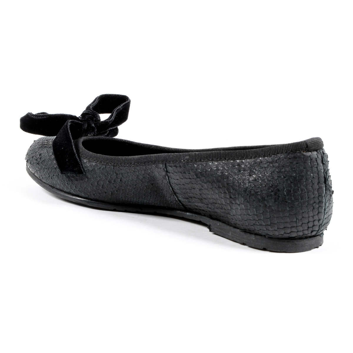 V 1969 Italia Womens Ballerina Black JETRO