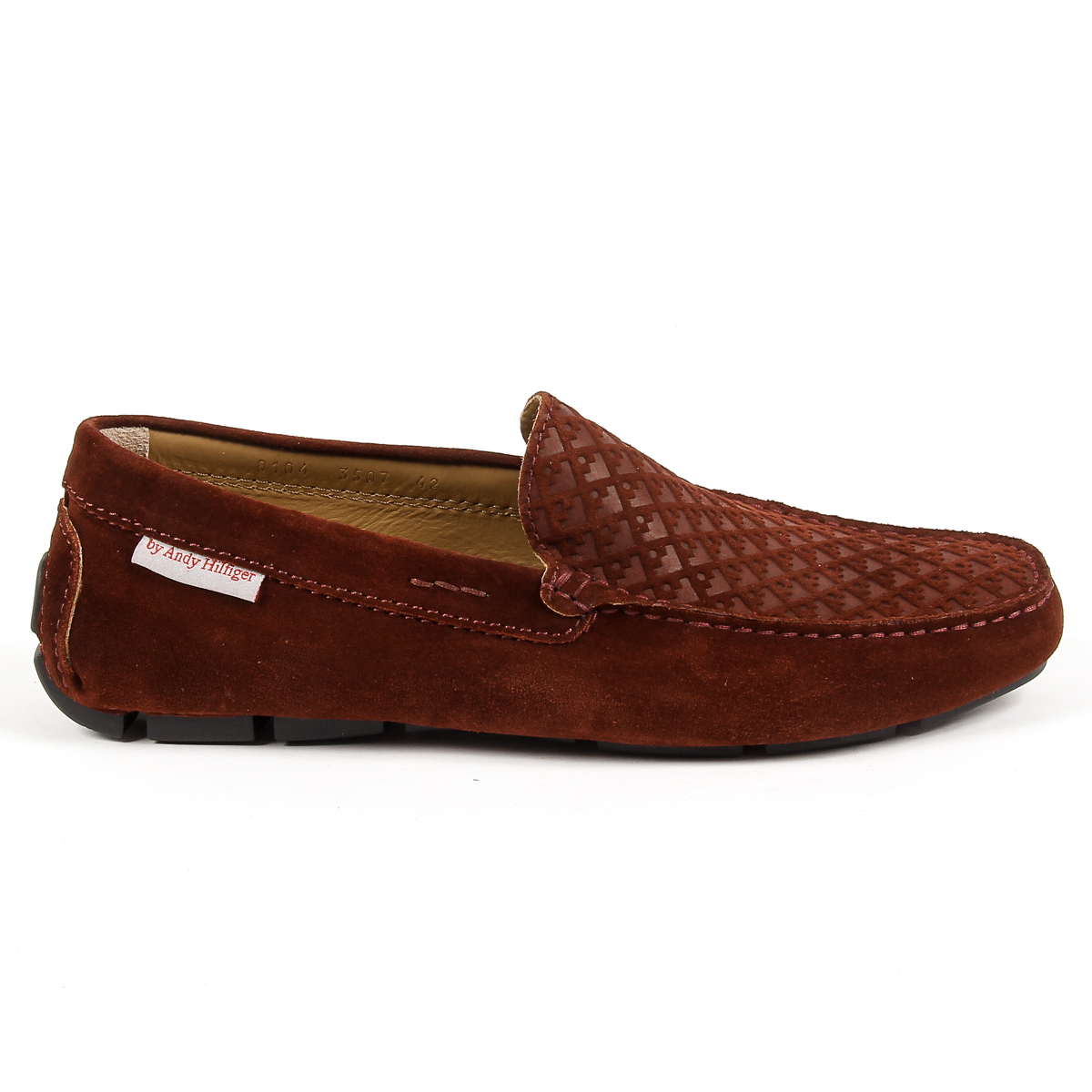 Mocasín Andrew Charles para hombre Burdeos TRON