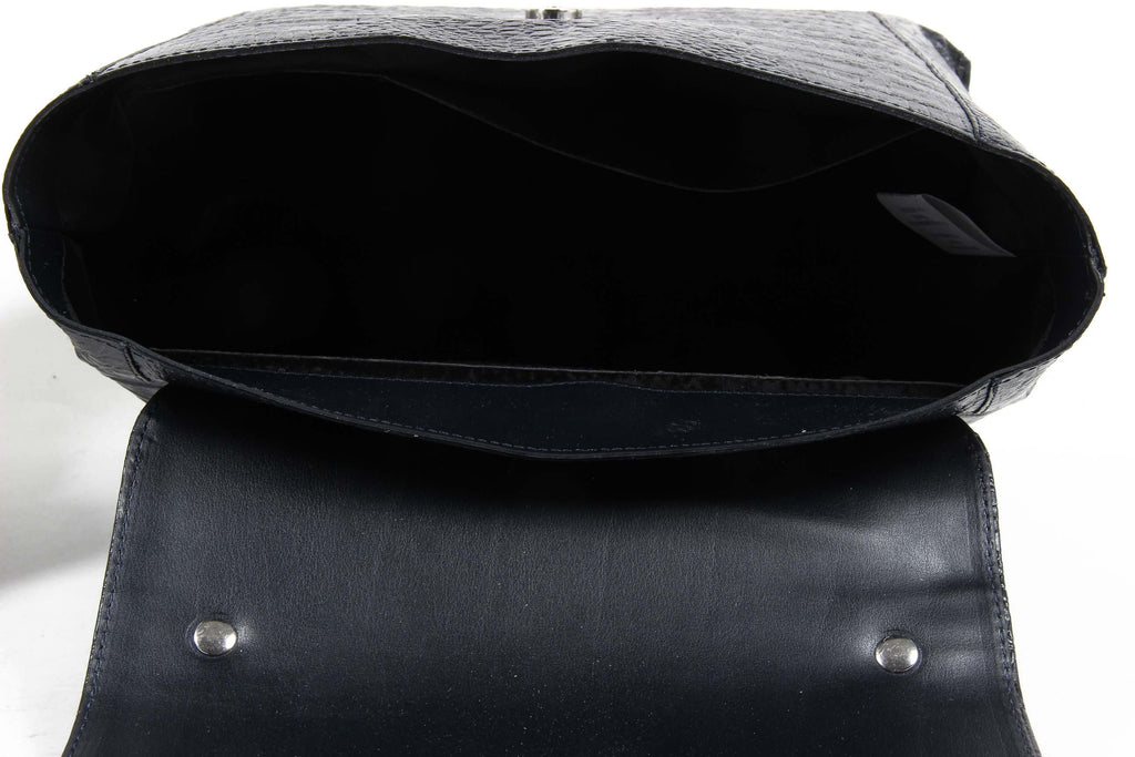 Bolso de mano para mujer V 1969 Italia ARC01 MOIRA COCCO BLUE