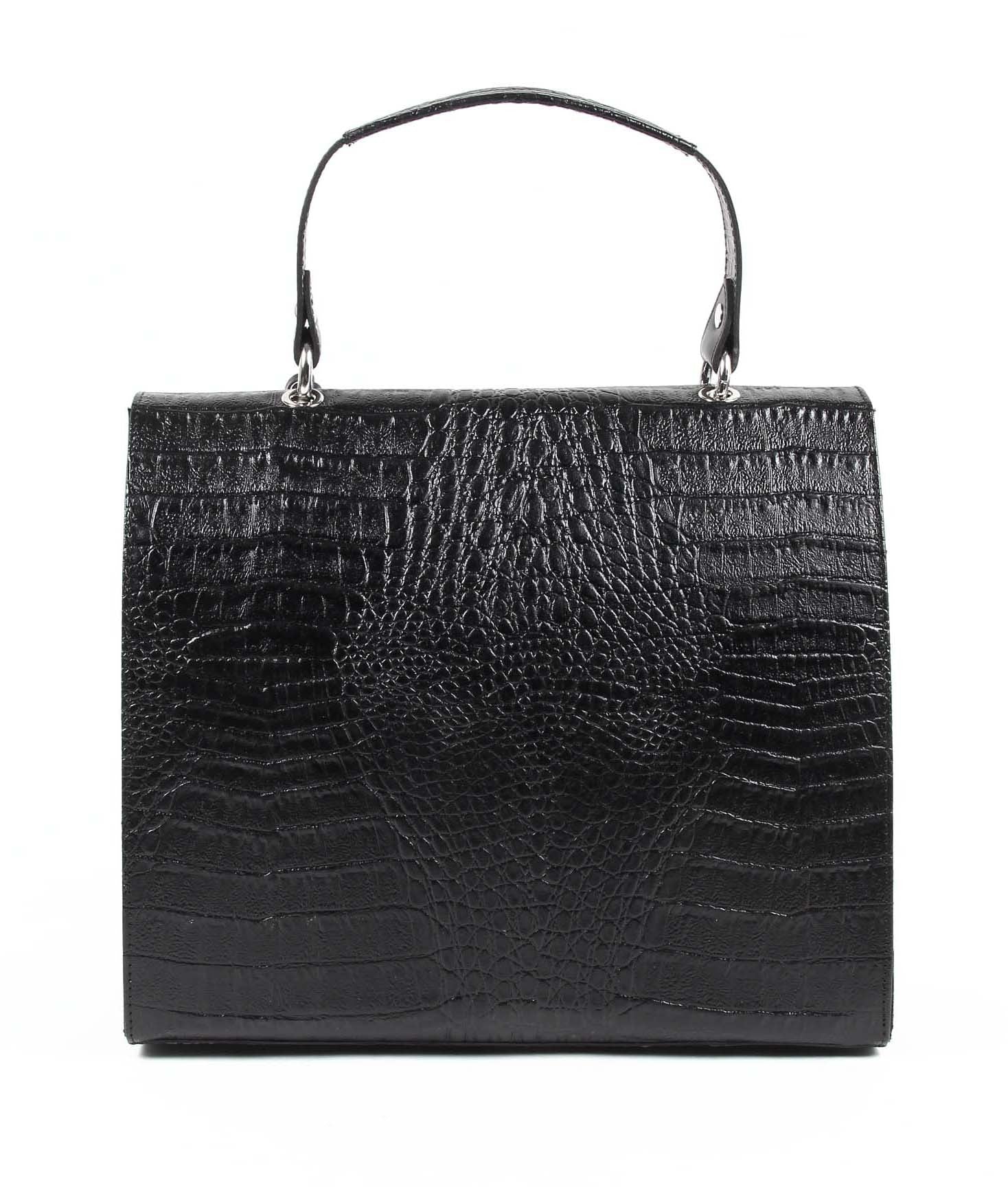 Bolso Mujer V 1969 Italia ARC05 AGATA COCCO NERO