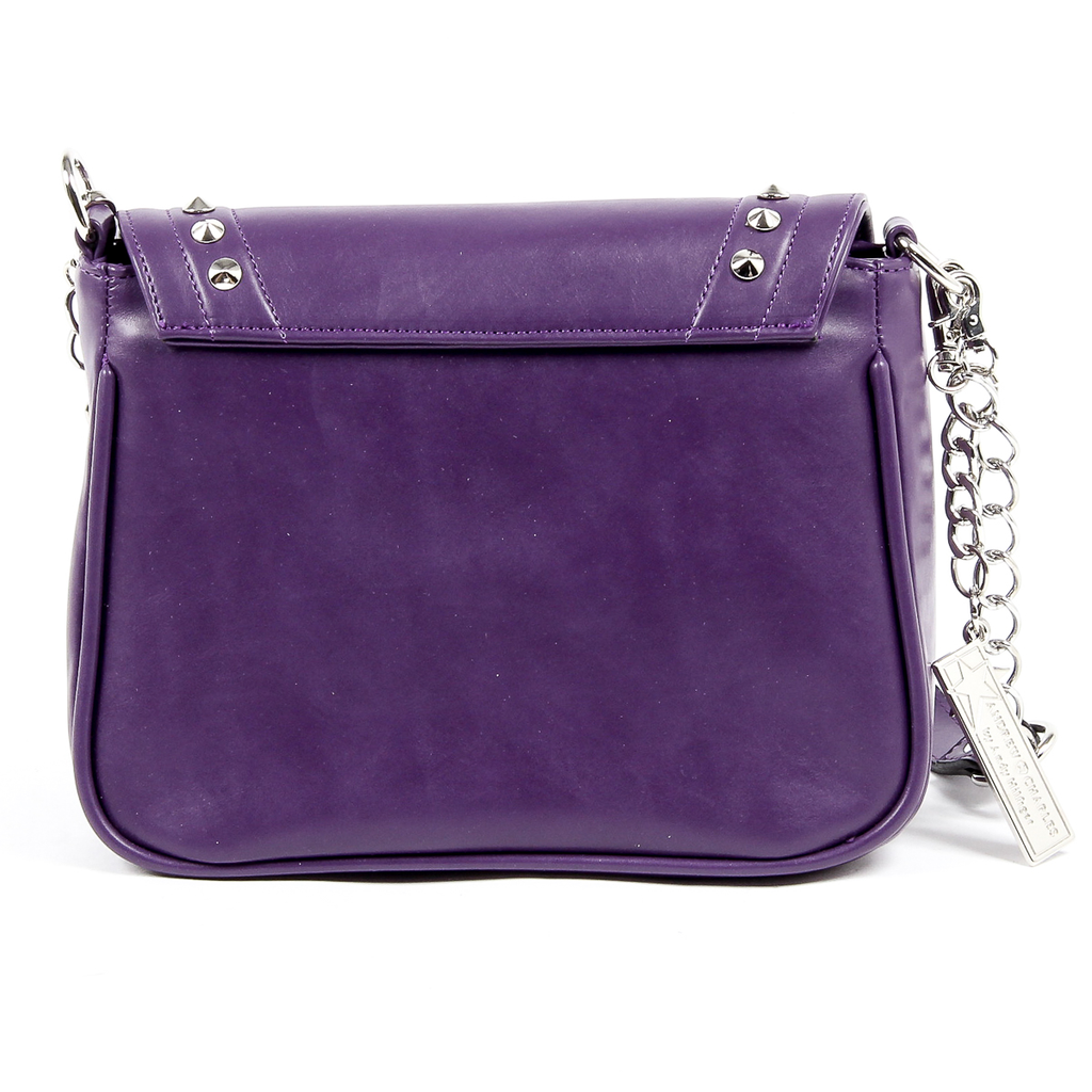 Bolso de mano para mujer Andrew Charles morado SKYLA