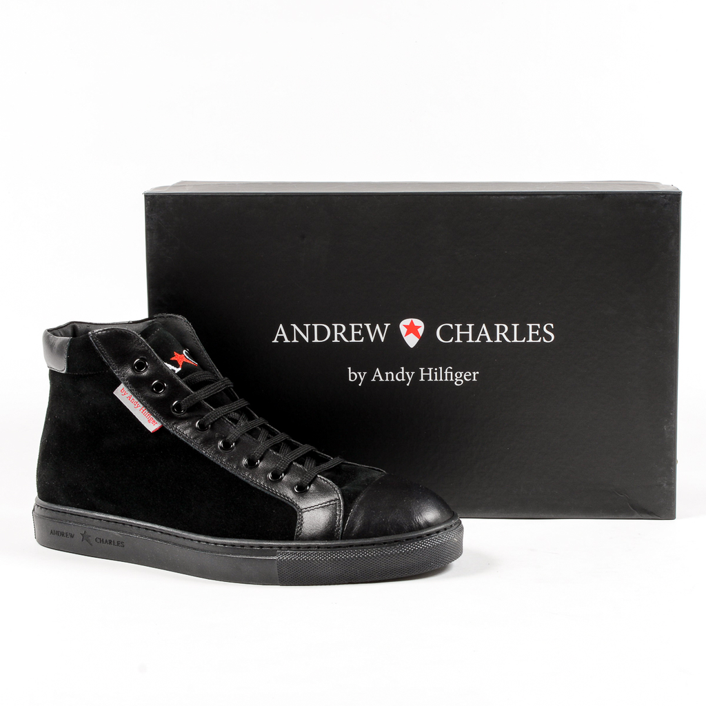 Andrew Charles Mens Sneaker Black TED
