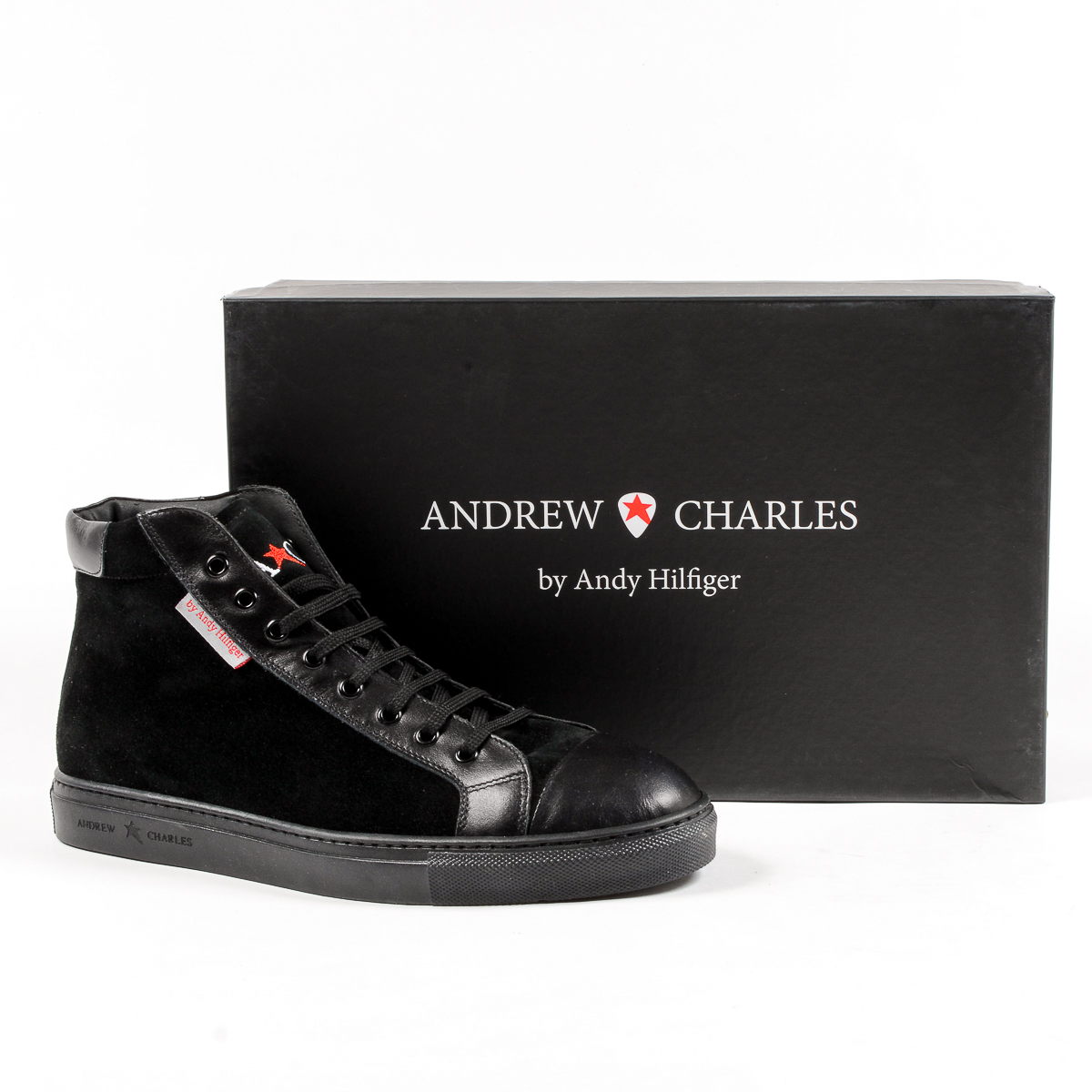 Andrew Charles Mens Sneaker Black TED