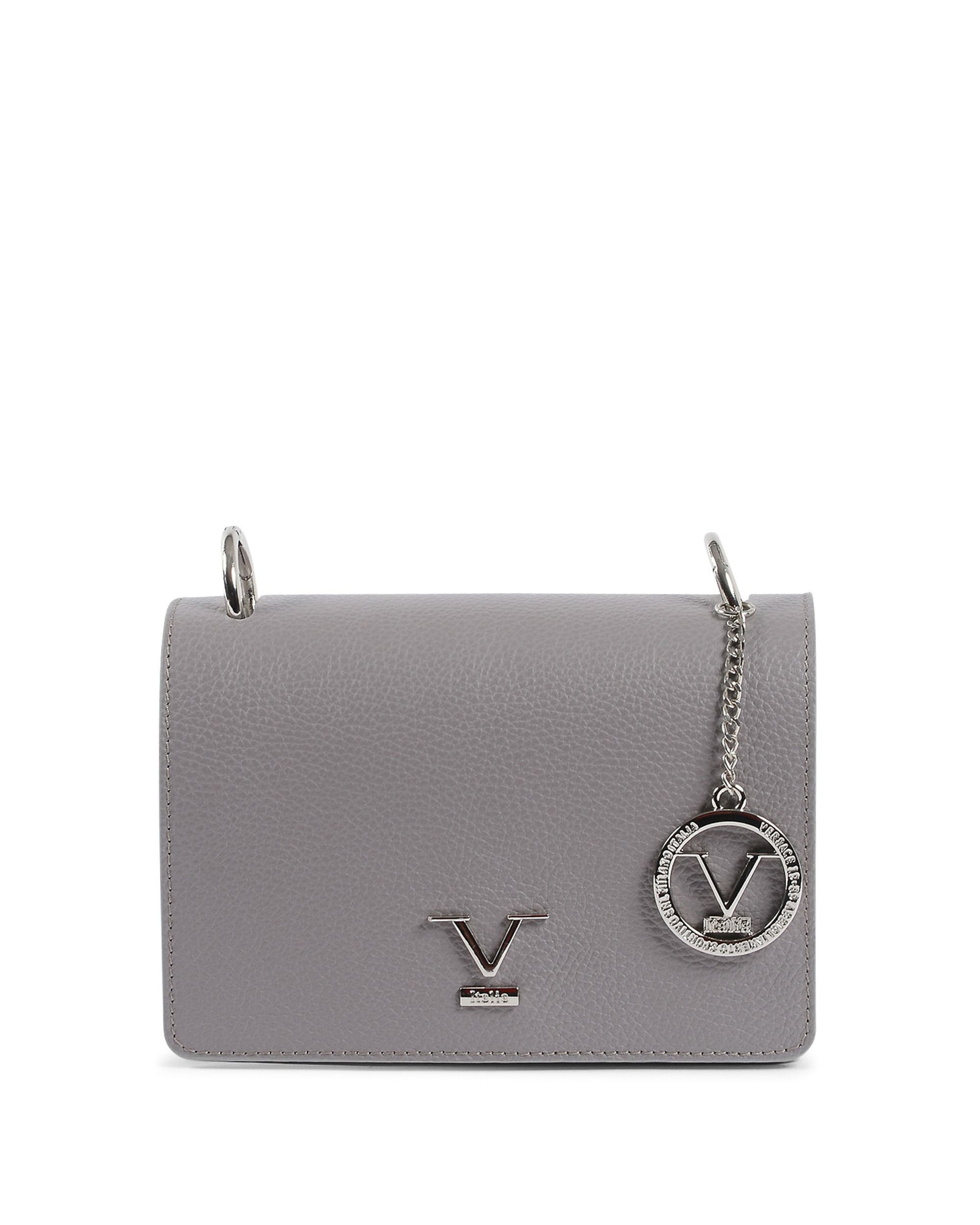 V Italia Womens Handbag Grey V1758 CERVO GRIGIO