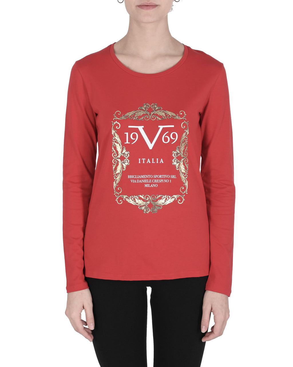 Camiseta de mujer 19V69 Italia ANGELICA ROJA
