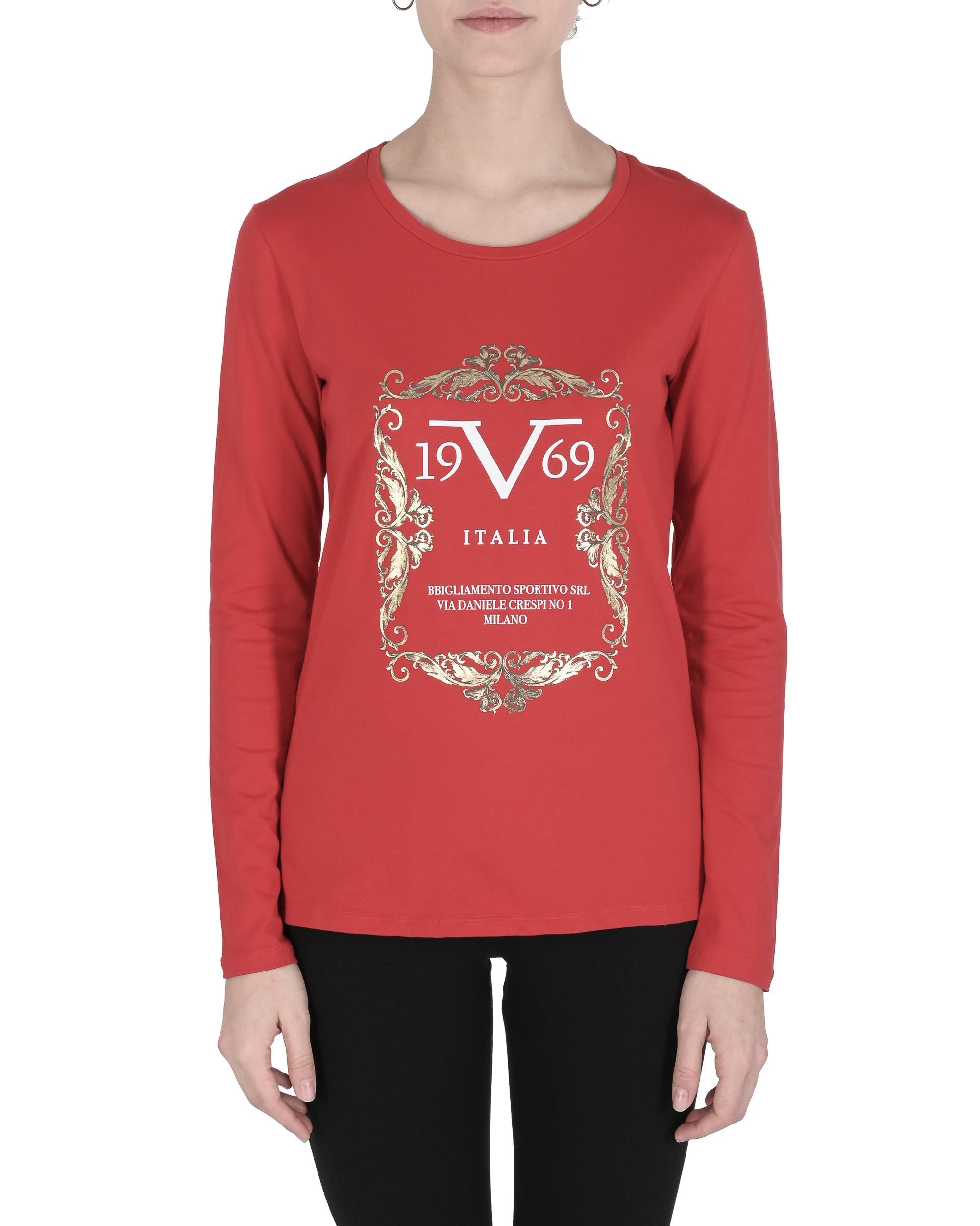 Camiseta de mujer 19V69 Italia ANGELICA ROJA