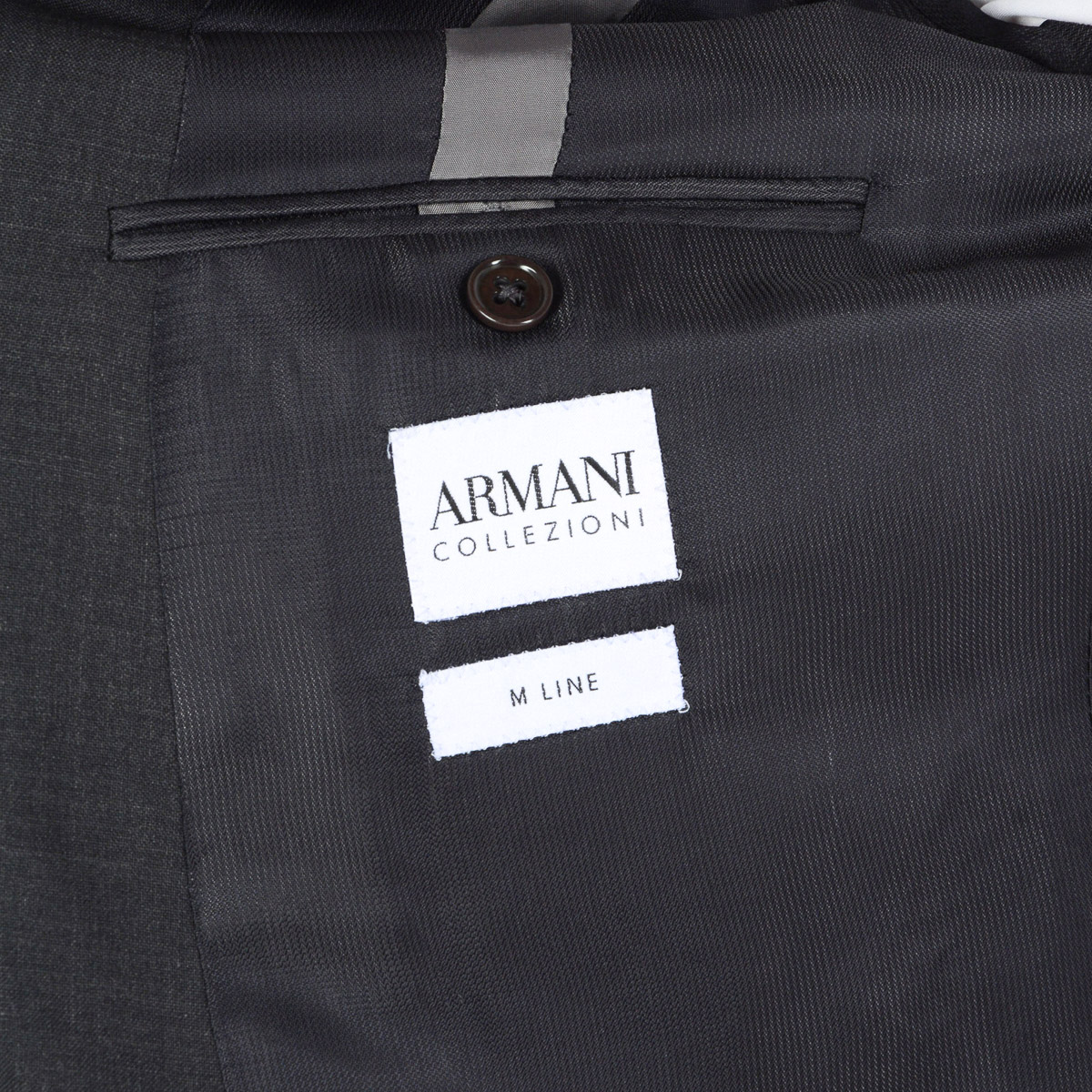 Armani Collezioni Mens Suit Black