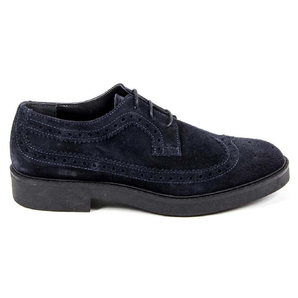V 1969 Italia Zapato Brogue para Mujer B1670 TERCIOPELO AZUL