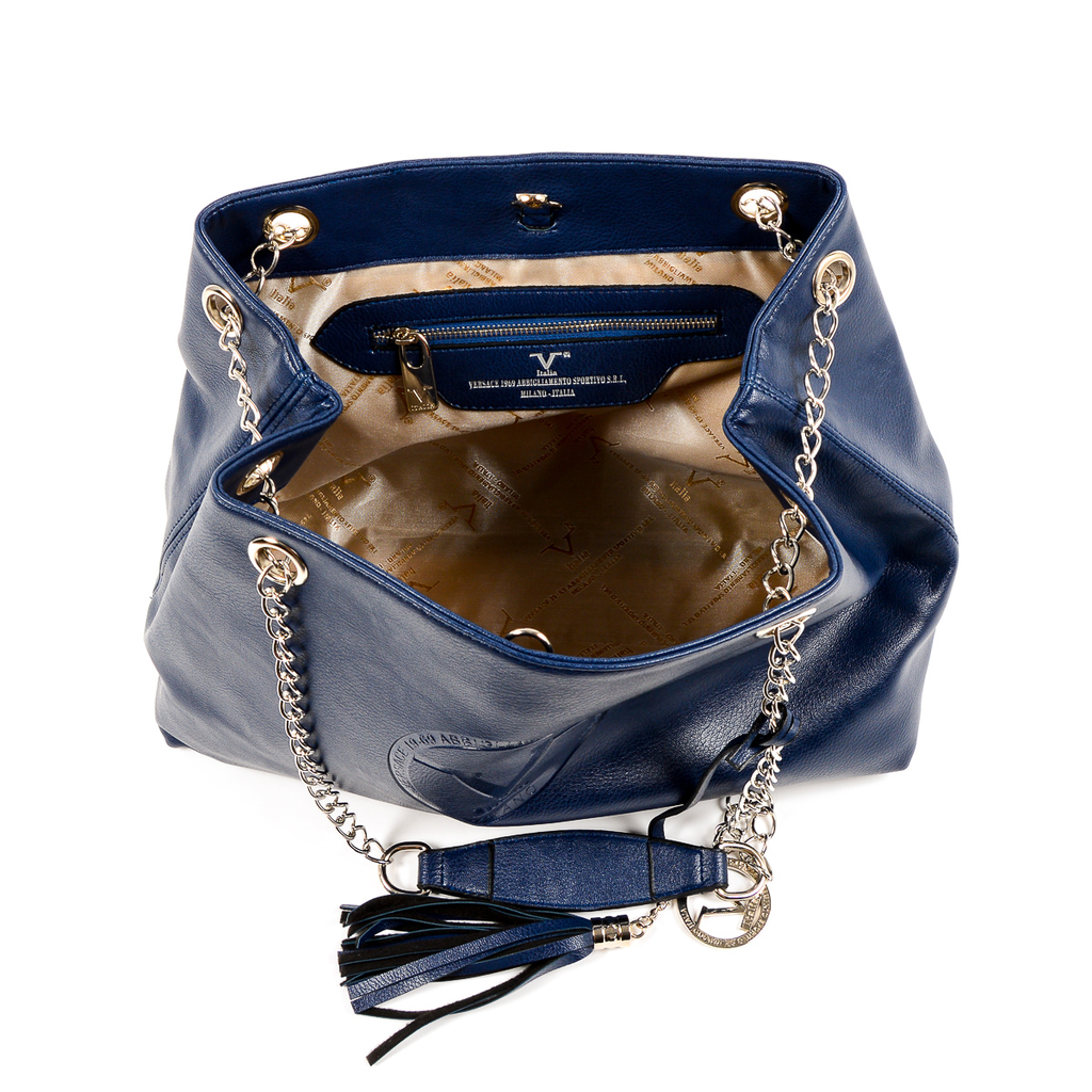 V 1969 Italia Womens Handbag Dark Blue MARION