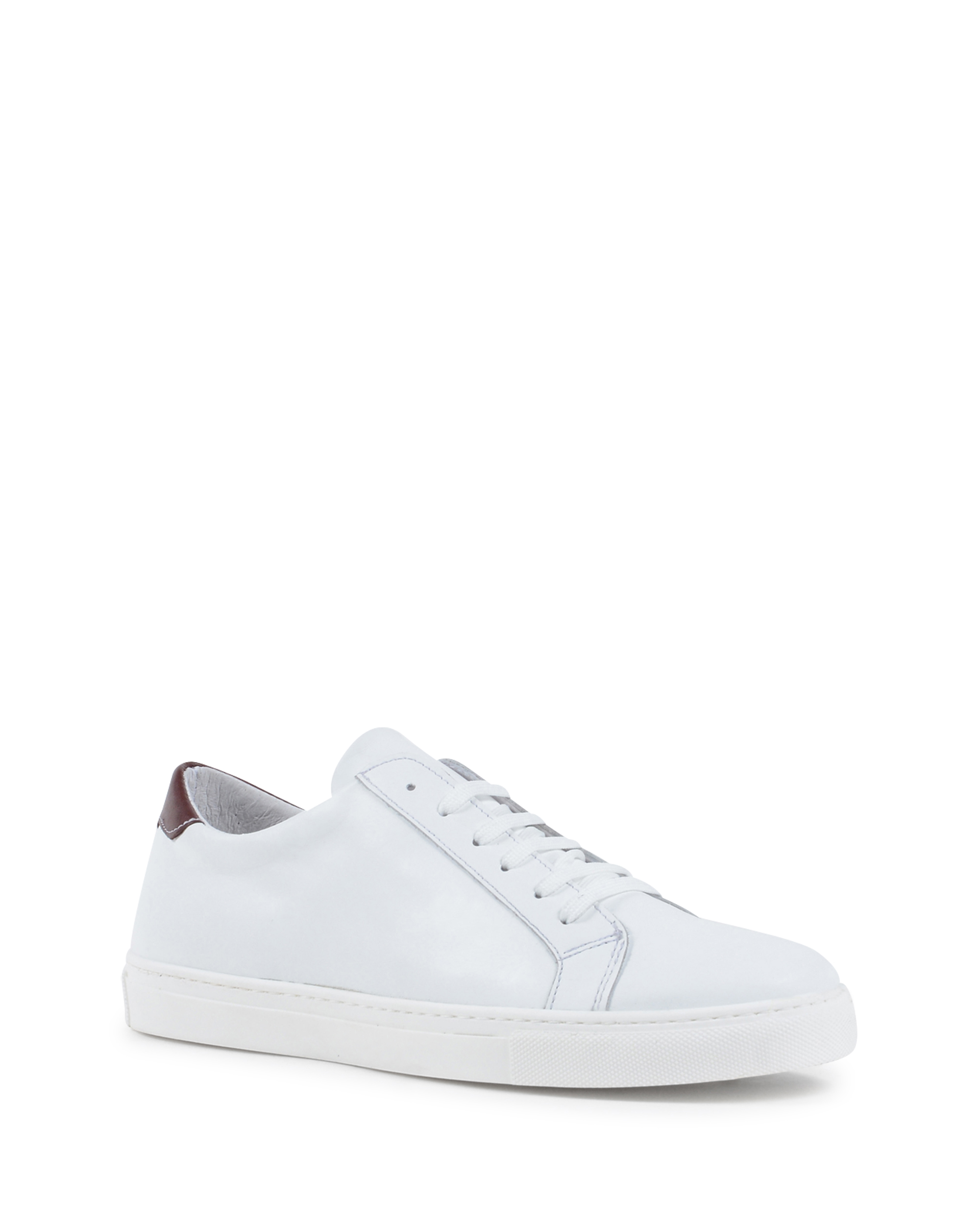 19V69 Italia Zapatilla Hombre Blanco Burdeos 035 VITELLO BIANCO BORDEAUX