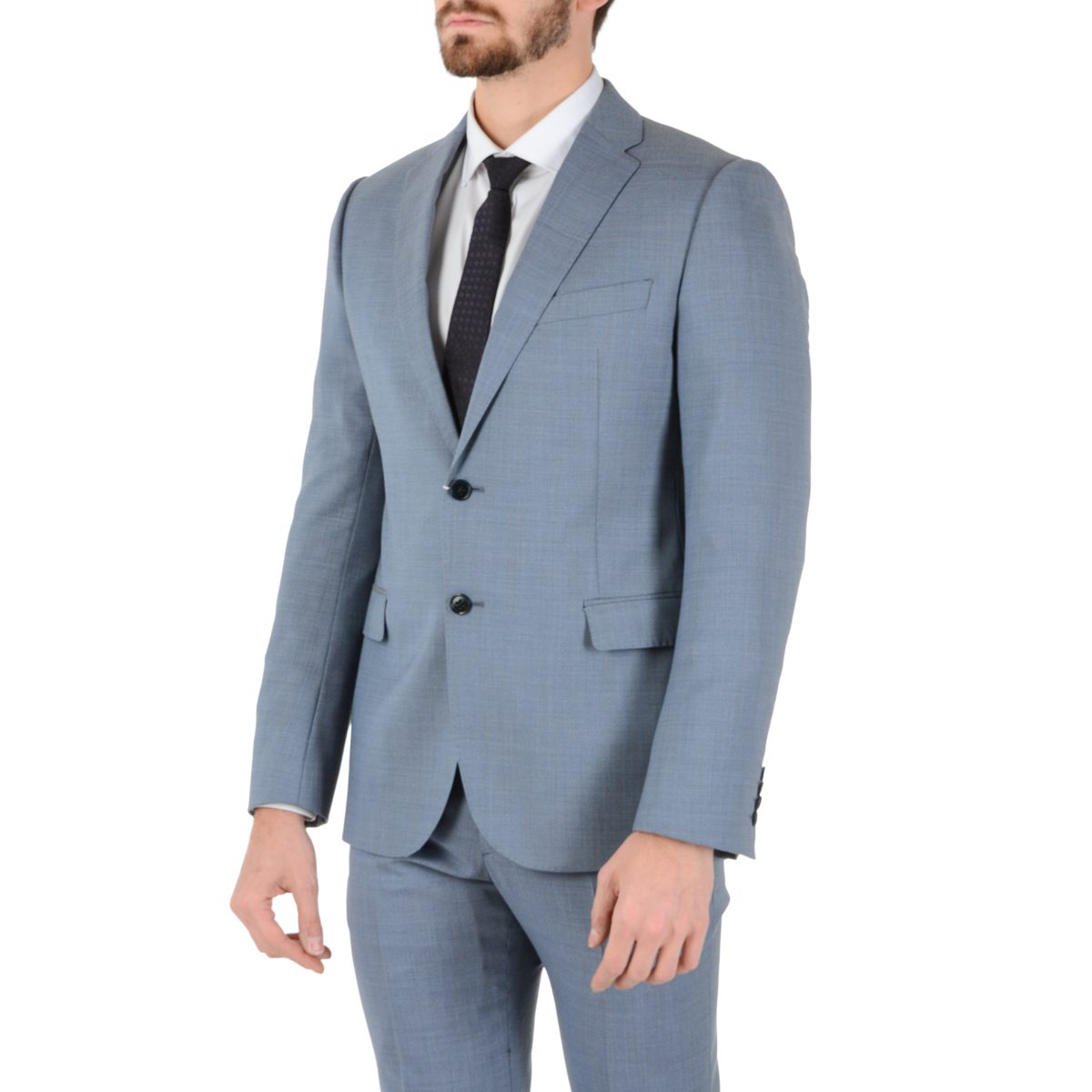 Armani Collezioni Mens Suit Light Blue