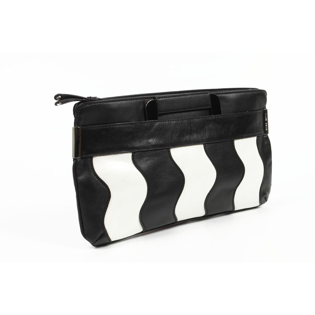 Bolso de mano Nine West para mujer 236501 NEGRO BLANCO