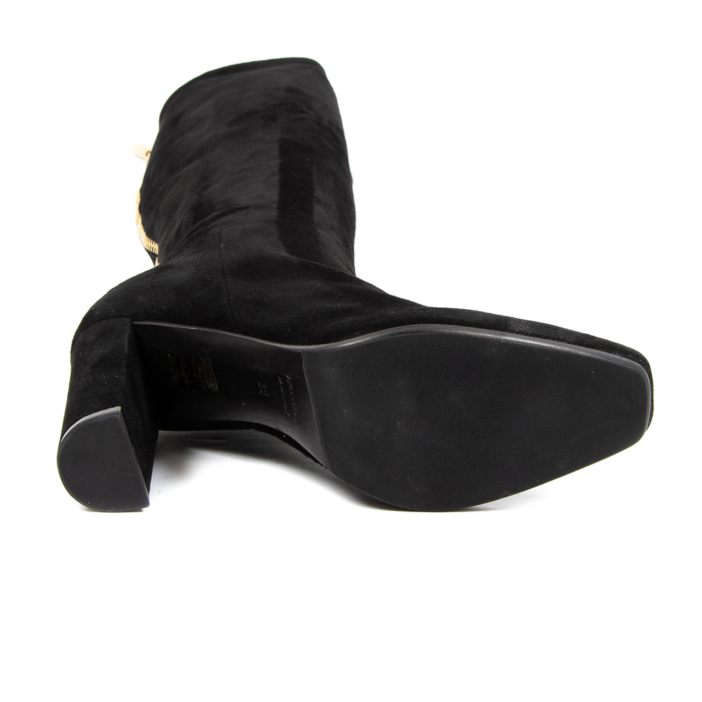 V 1969 Italia Bota alta para mujer negra YARA