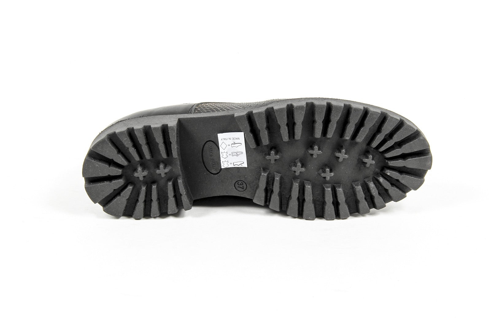 Zapatos con cordones para mujer V 1969 Italia C01 VITELLO NERO
