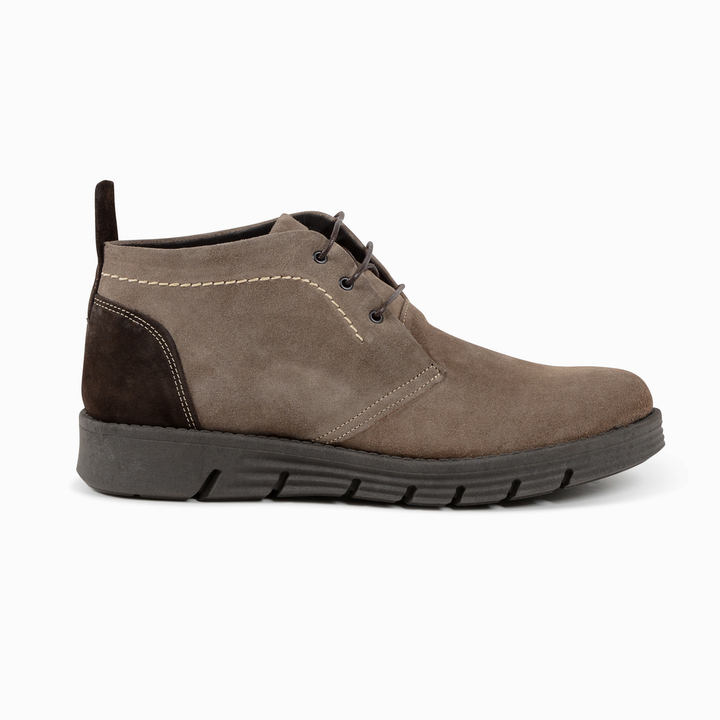 19V69 Italia Botín Hombre Beige Marrón 930 CAMOSCIO TORTORA T MORO