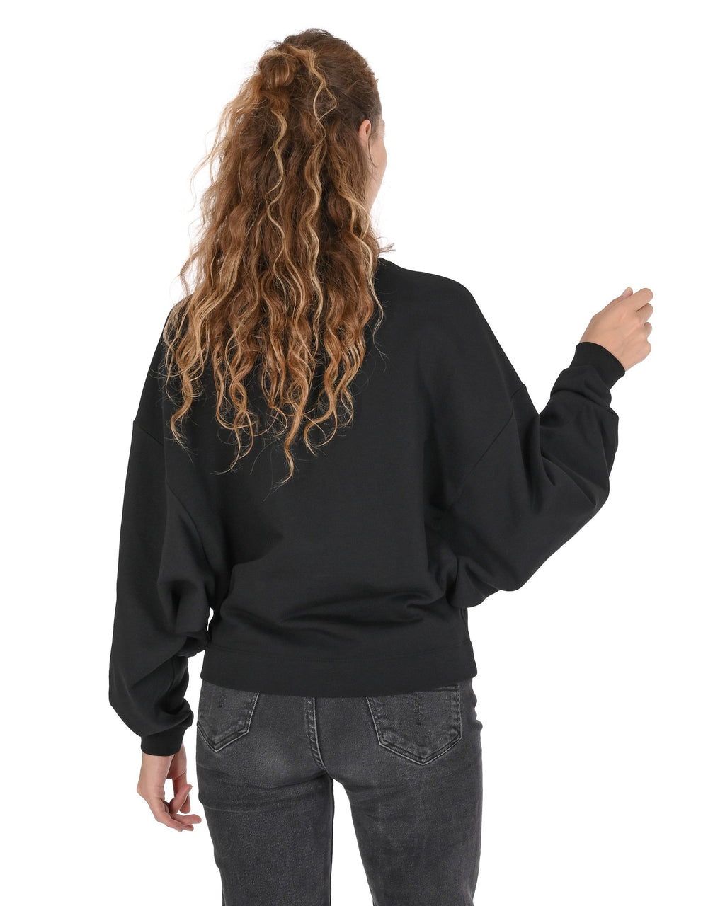Sudadera Love Moschino para mujer W 6 431 02 M 4055 C74 NEGRO