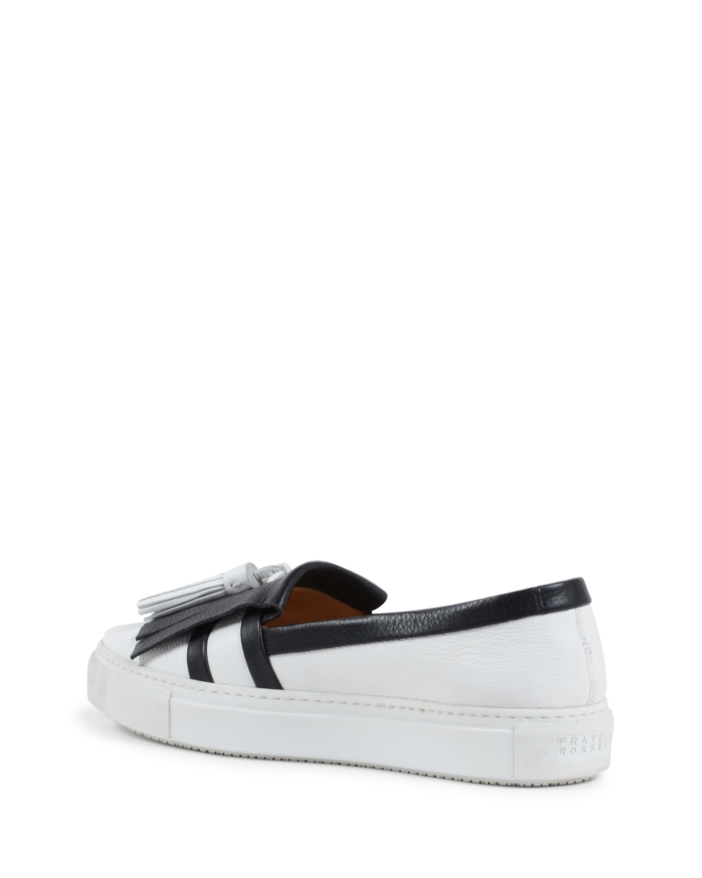 Fratelli Rossetti Womens Slip On Sneaker White 75583 TANGO BIANCO
