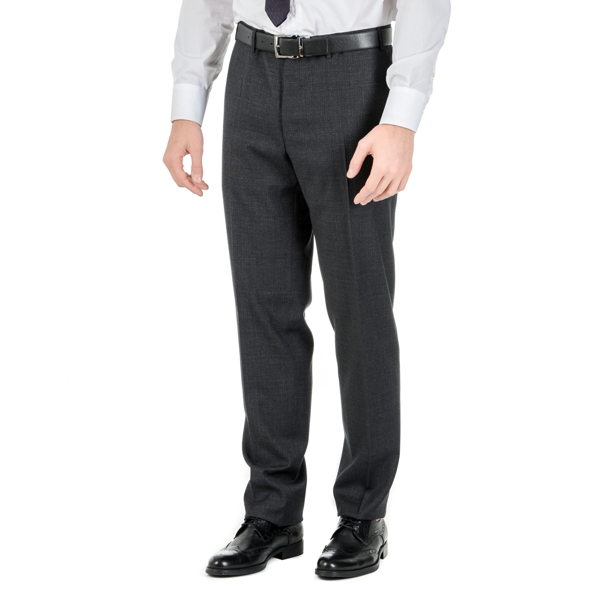 Canali Mens Suit Long Sleeves Dark Grey