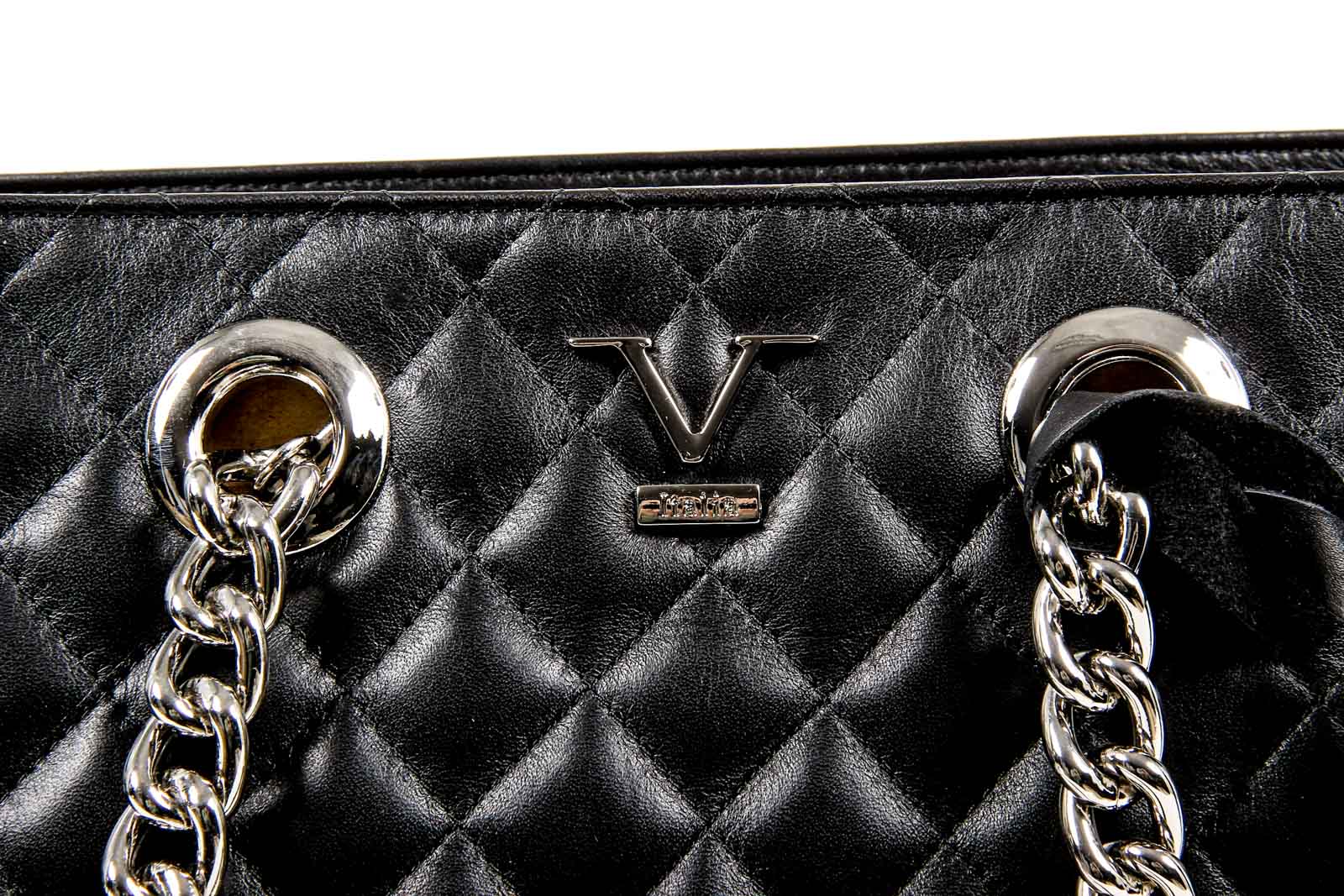 Bolso de mano para mujer V 1969 Italia V011 S NEGRO