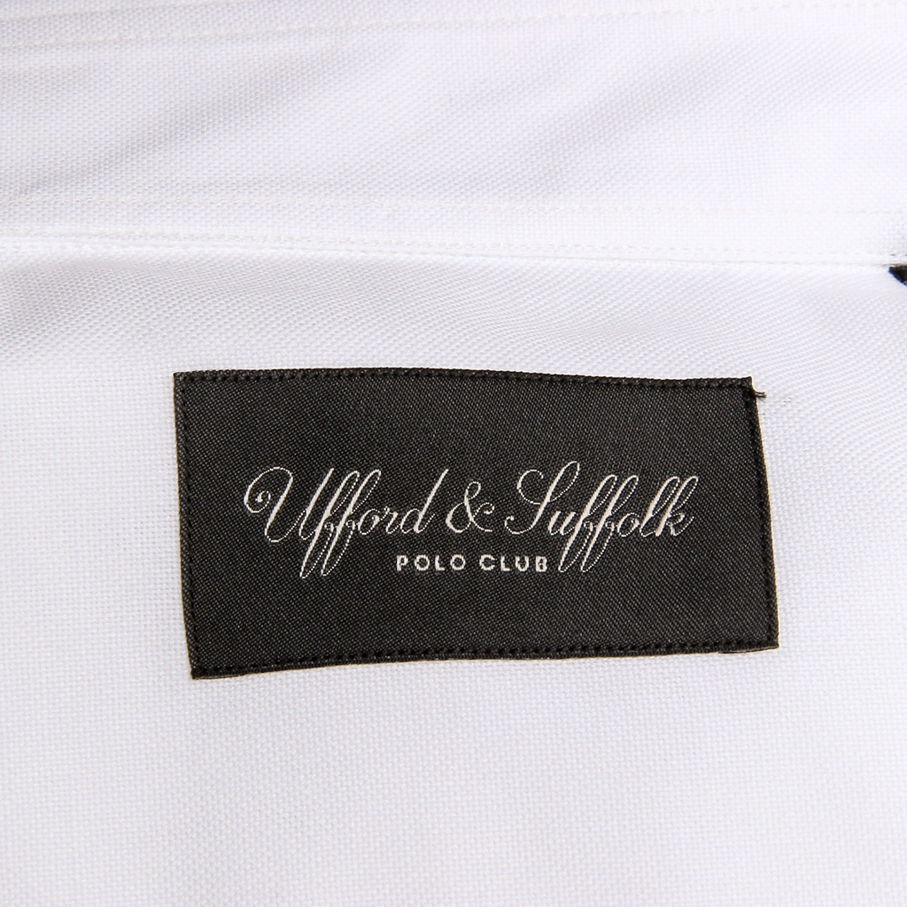 Camisa de hombre del Ufford & Suffolk Polo Club USC03 C1 BIANCO