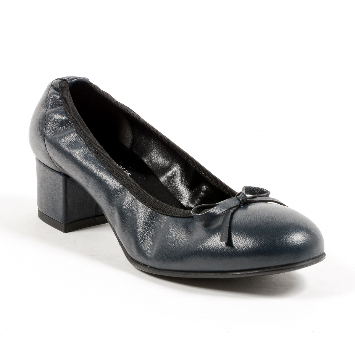 Andrew Charles Womens Ballerina Dark Blue NICKI