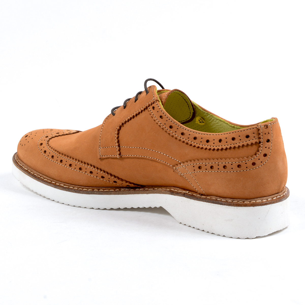 V 1969 Italia - Zapato Oxford Brogue para hombre, color marrón, PEDRO