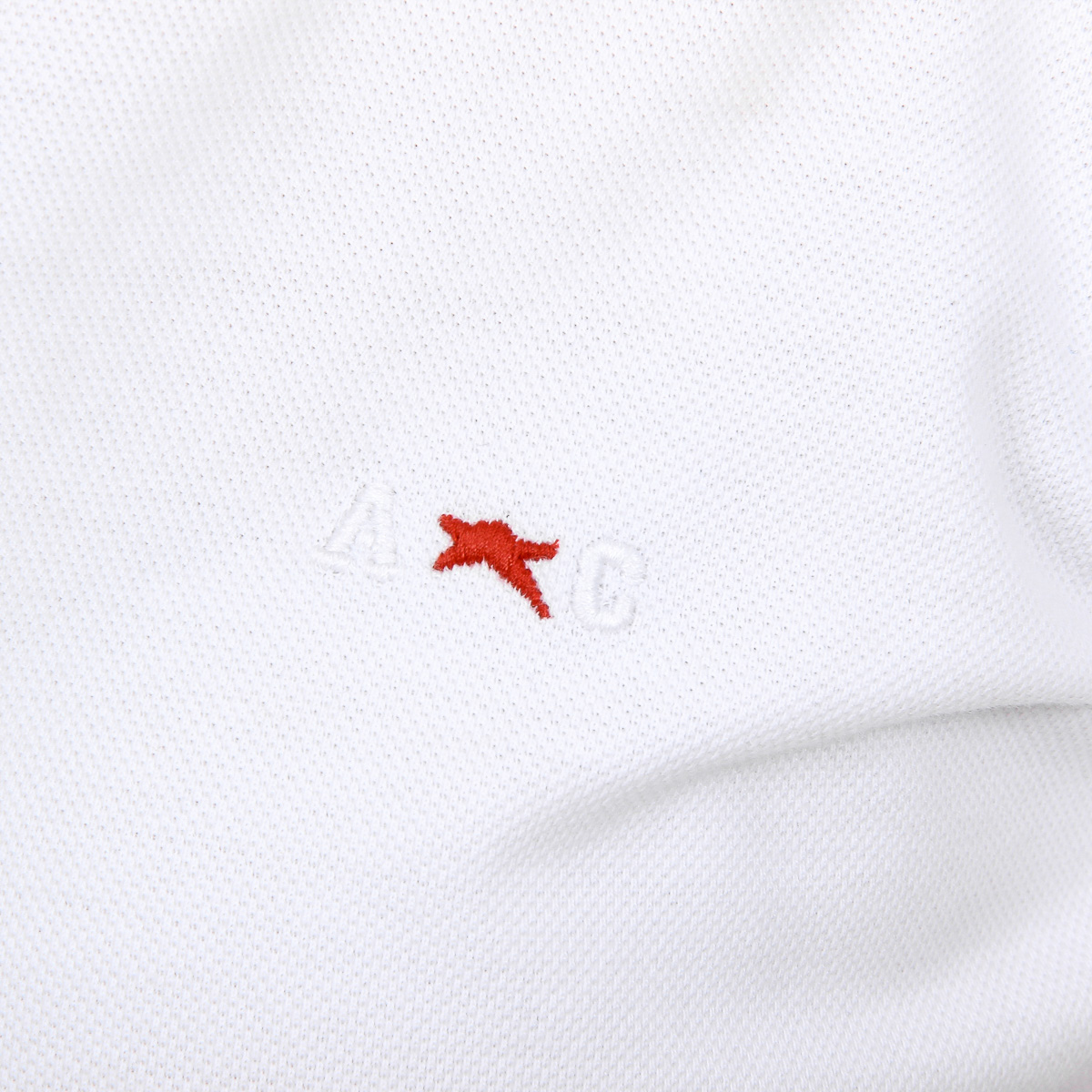 Polo Andrew Charles para mujer, manga corta, blanco, NIA