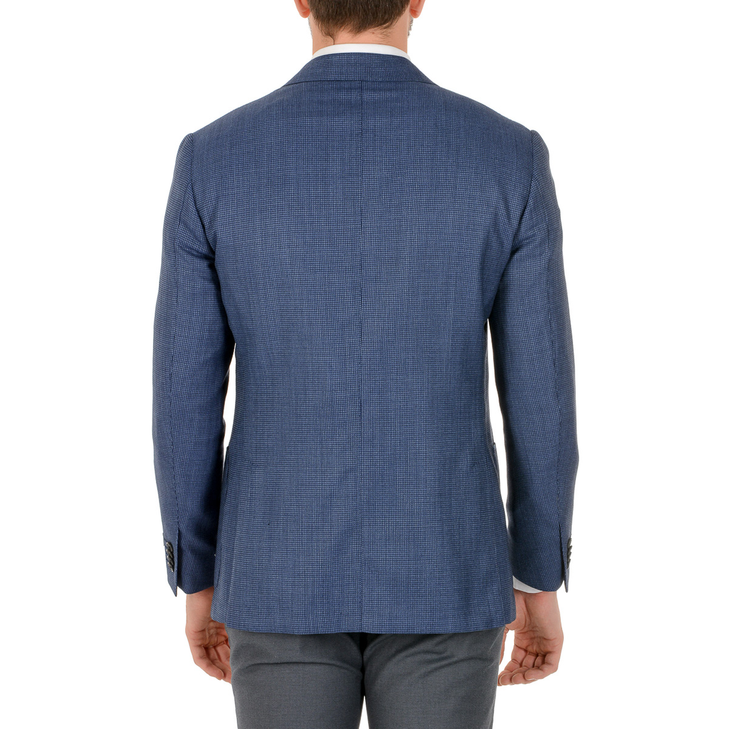 Corneliani Mens Jacket Long Sleeves Light Blue