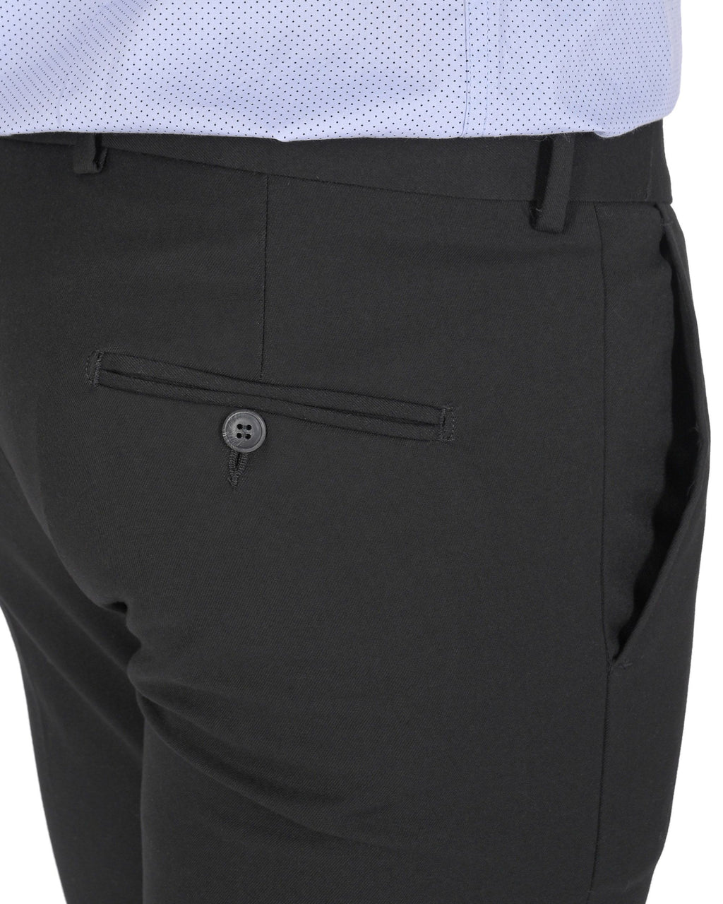 19V69 Italia Pantalones de hombre ZAC NEGRO