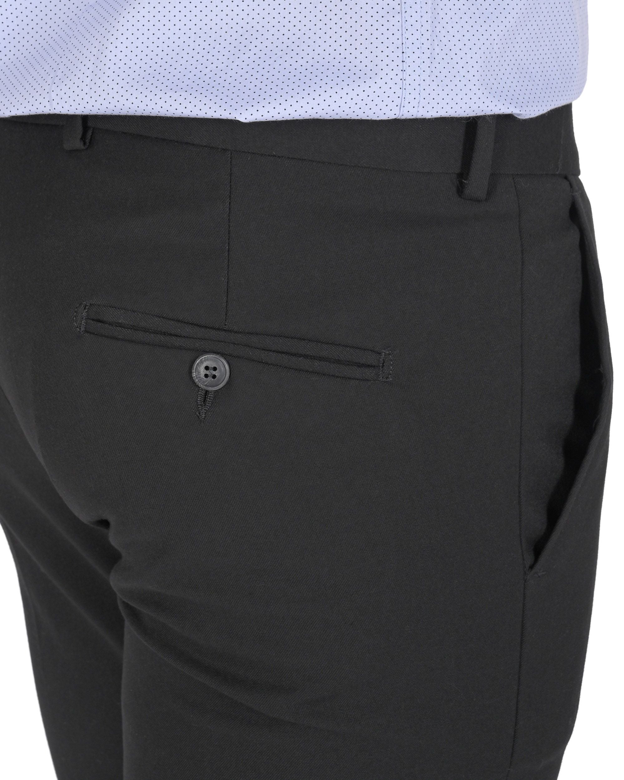 19V69 Italia Pantalones de hombre ZAC NEGRO