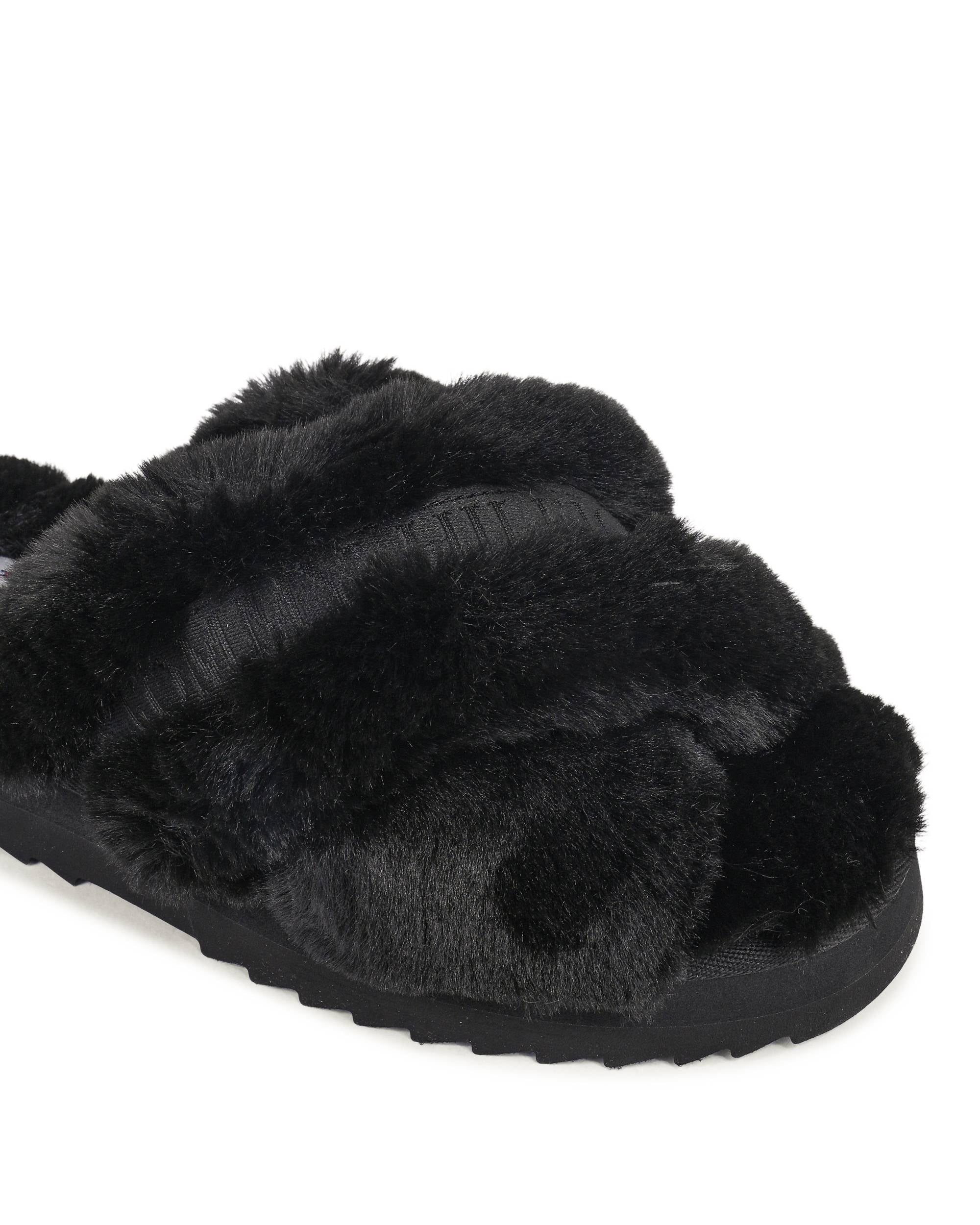 Pantuflas Tommy Hilfiger para mujer, color negro, FW0FW07330BDS